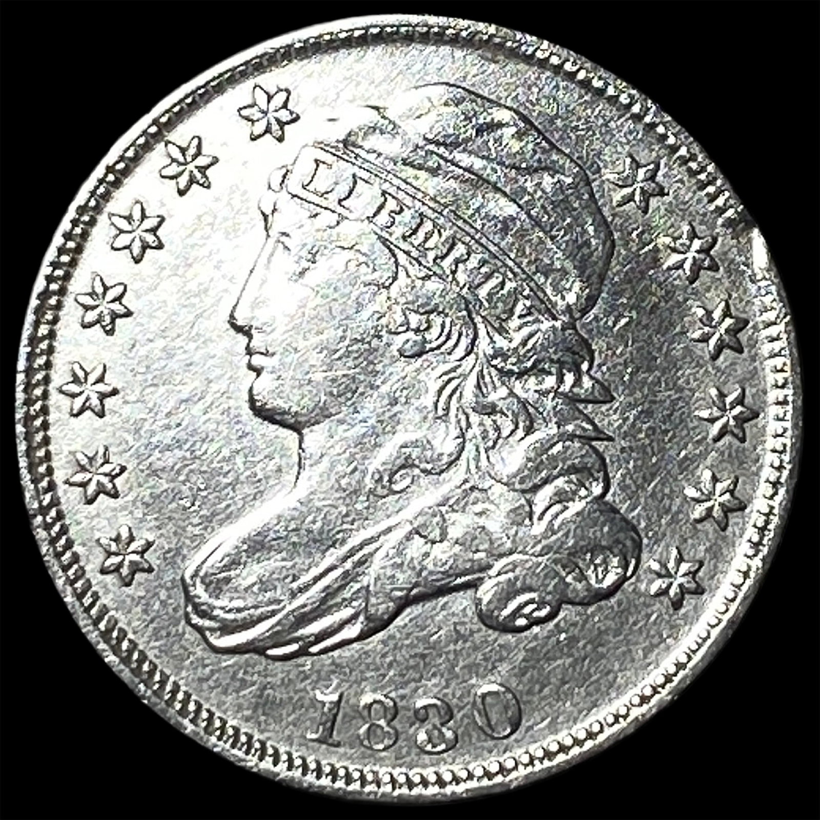 1830 Capped Bust Dime CLOSELY UNCIRCULATED (1 of 2)