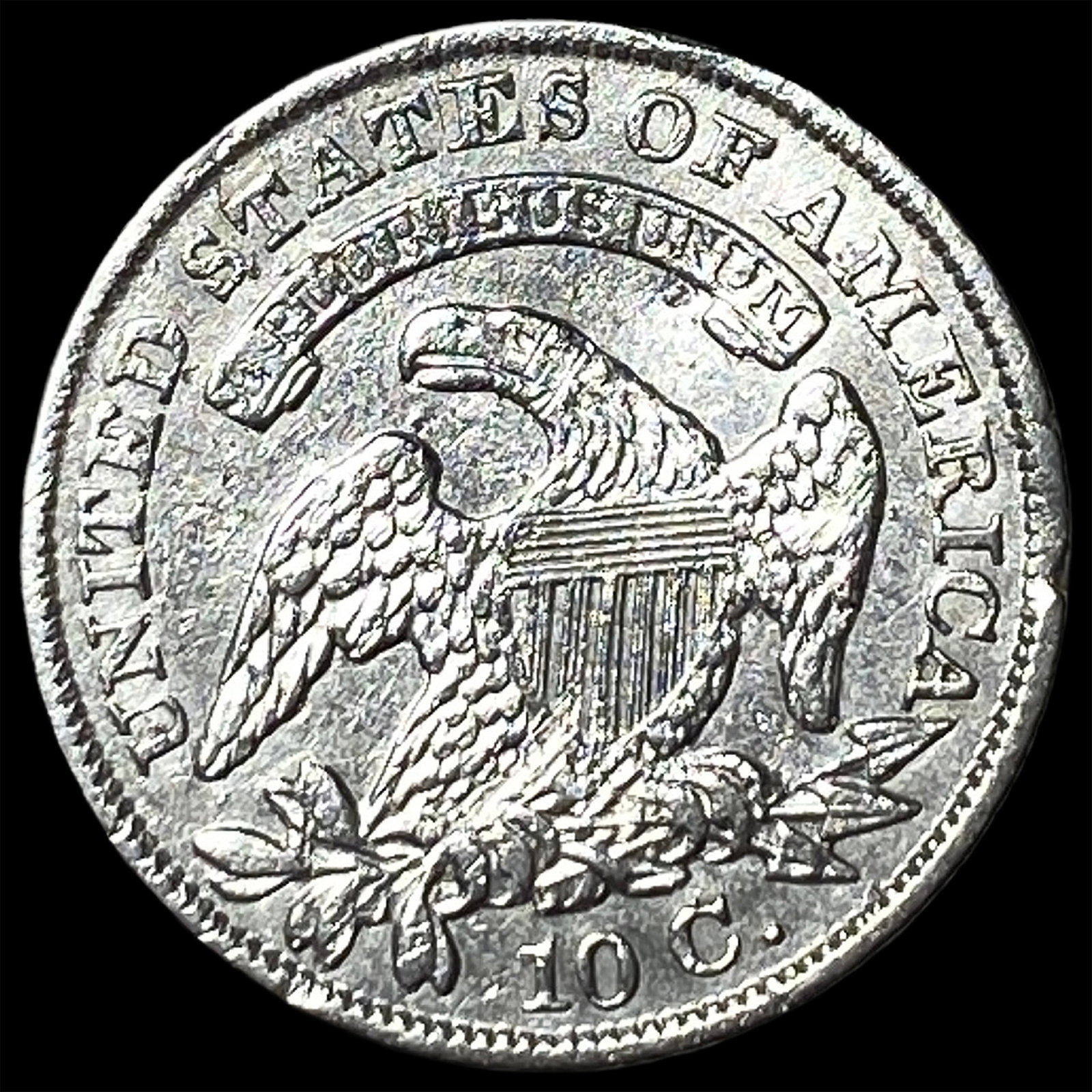 1830 Capped Bust Dime CLOSELY UNCIRCULATED - 2