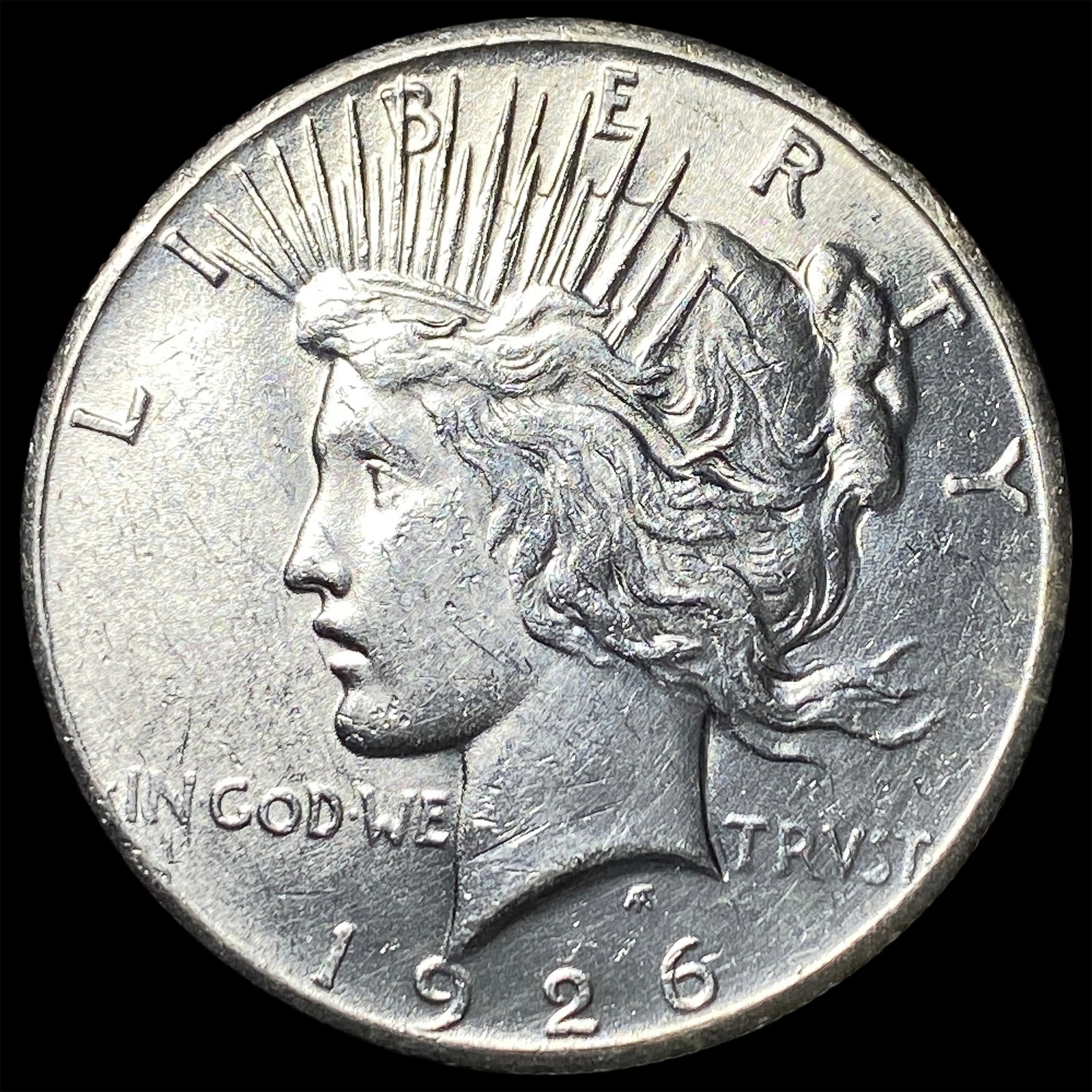 1926 Peace Silver Dollar CHOICE AU: 1926 Peace Silver Dollar CHOICE AU