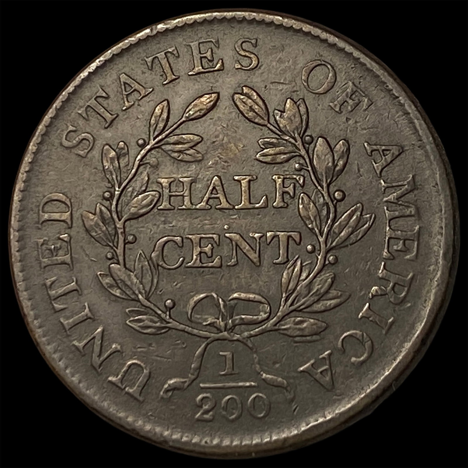1806 Draped Bust Half Cent NEARLY UNCIRCULATED - 2