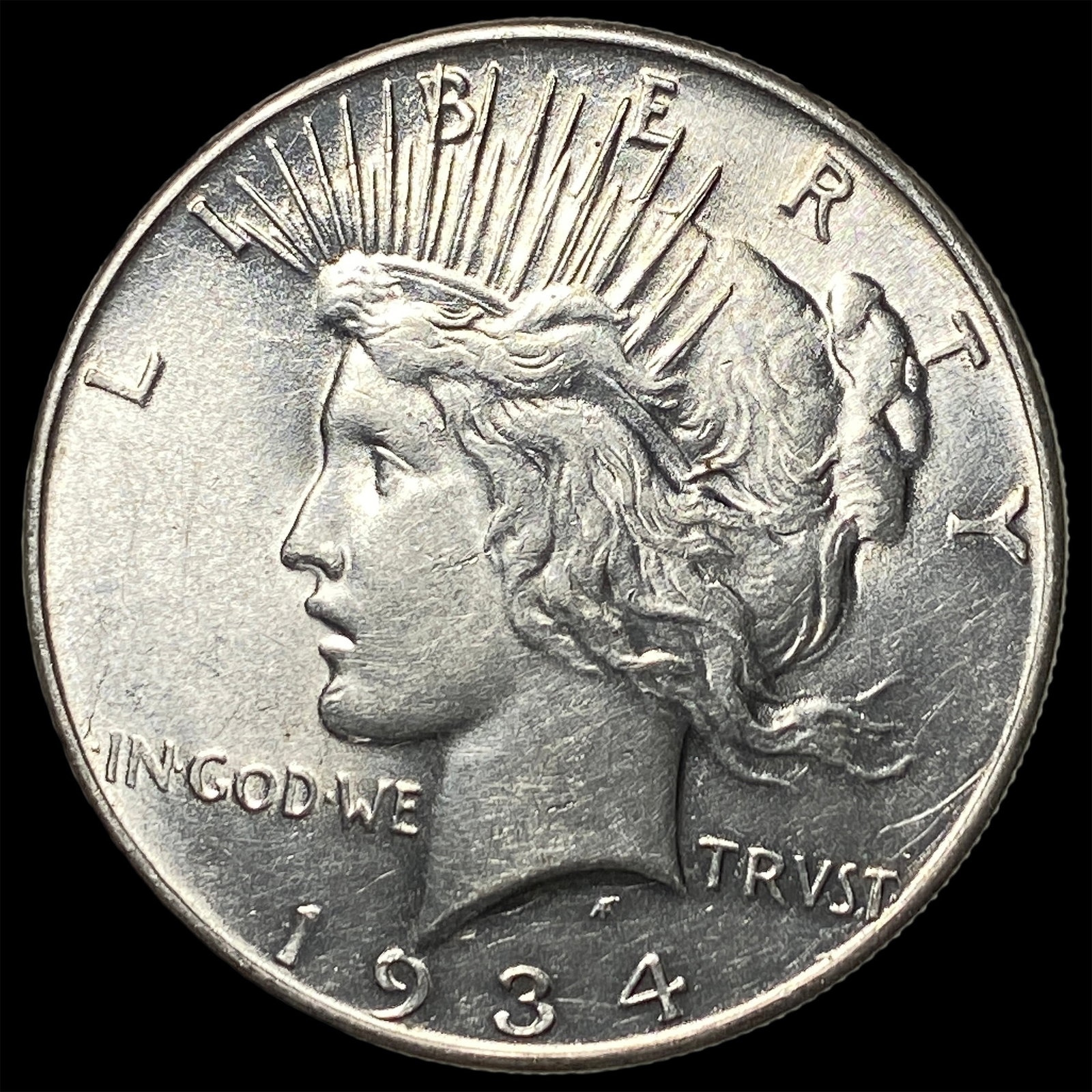 1934 Silver Peace Dollar UNCIRCULATED: 1934 Silver Peace Dollar UNCIRCULATED