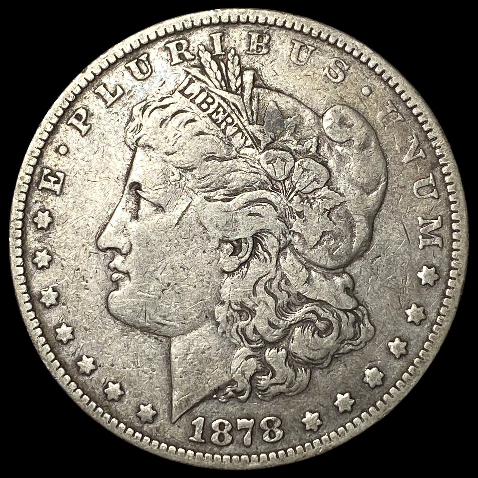 1878 Morgan Silver Dollar LIGHTLY CIRCULATED: 1878 Morgan Silver Dollar LIGHTLY CIRCULATED