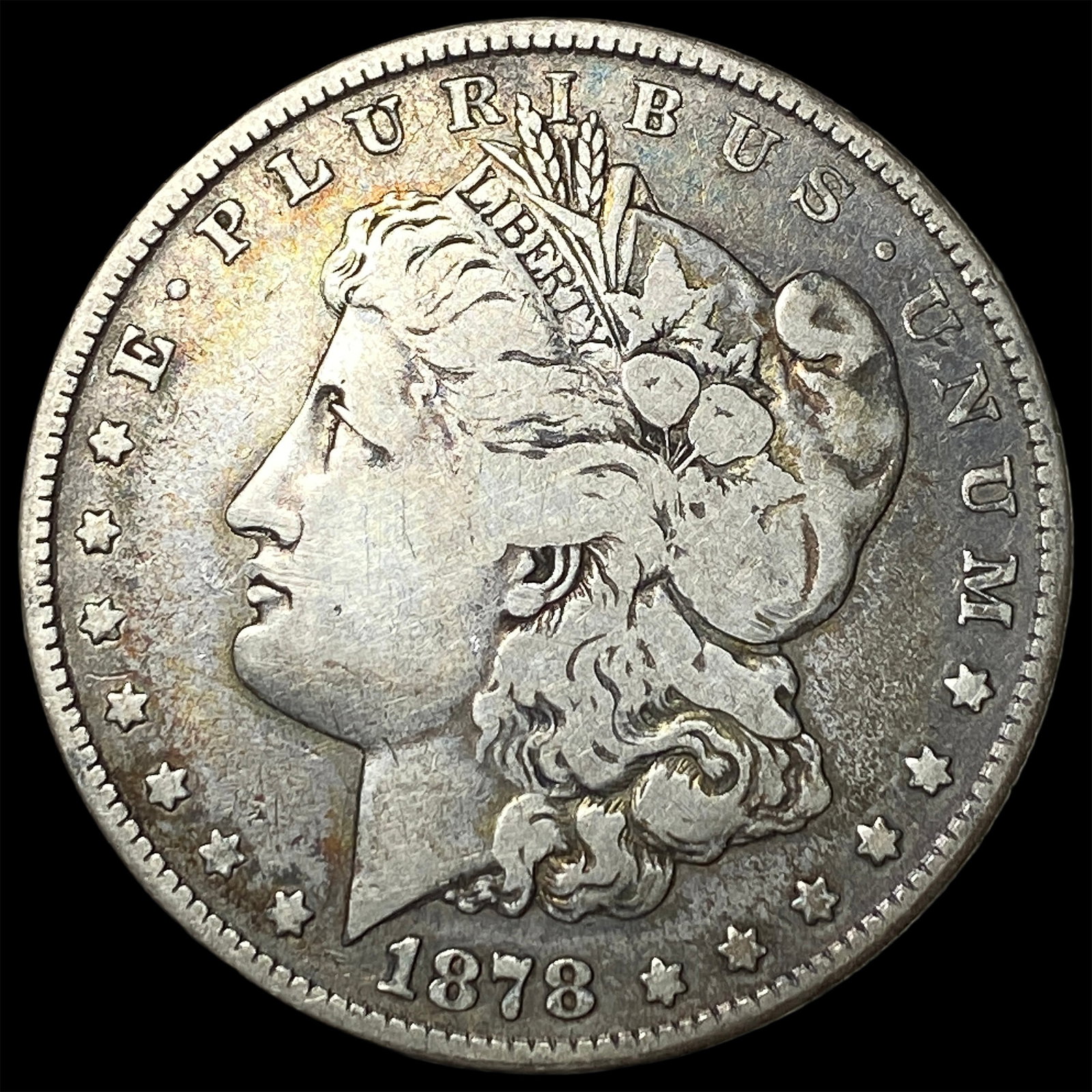 1878 8TF Morgan Silver Dollar LIGHTLY CIRCULATED: 1878 8TF Morgan Silver Dollar LIGHTLY CIRCULATED
