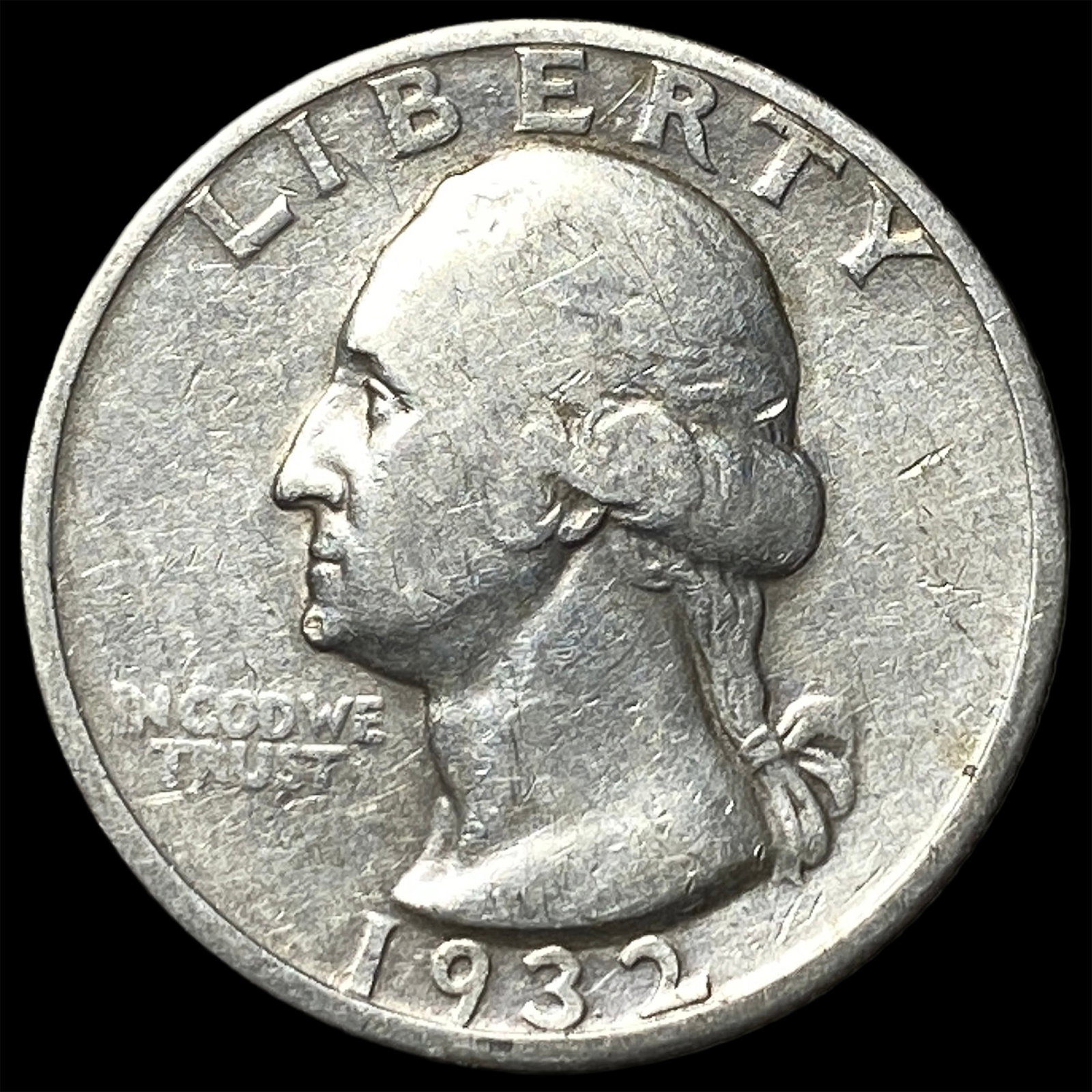 1932-S Washington Silver Quarter LIGHTLY CIRCULATED: 1932-S Washington Silver Quarter LIGHTLY CIRCULATED