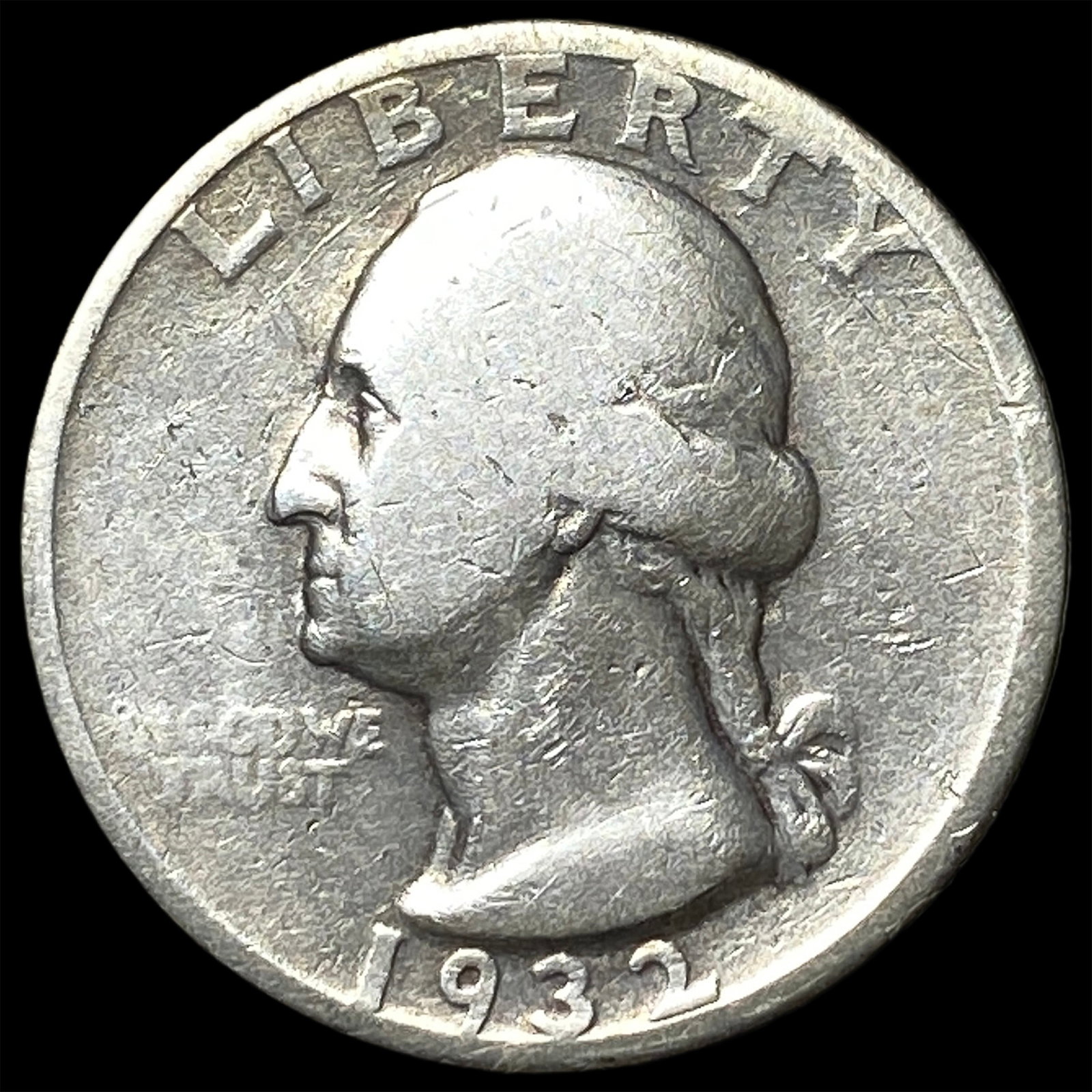 1932-D Washington Silver Quarter NICELY CIRCULATED: 1932-D Washington Silver Quarter NICELY CIRCULATED