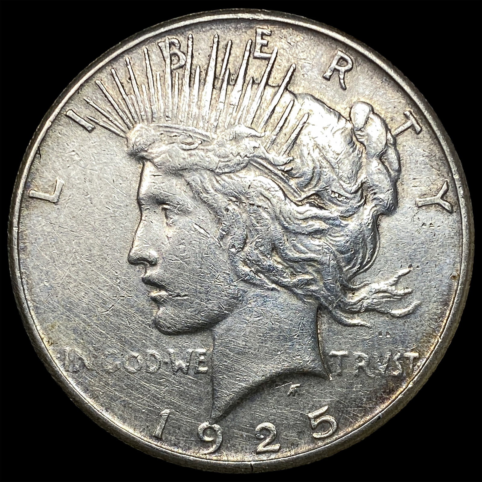 1925-S Silver Peace Dollar CLOSELY UNCIRCULATED: 1925-S Silver Peace Dollar CLOSELY UNCIRCULATED
