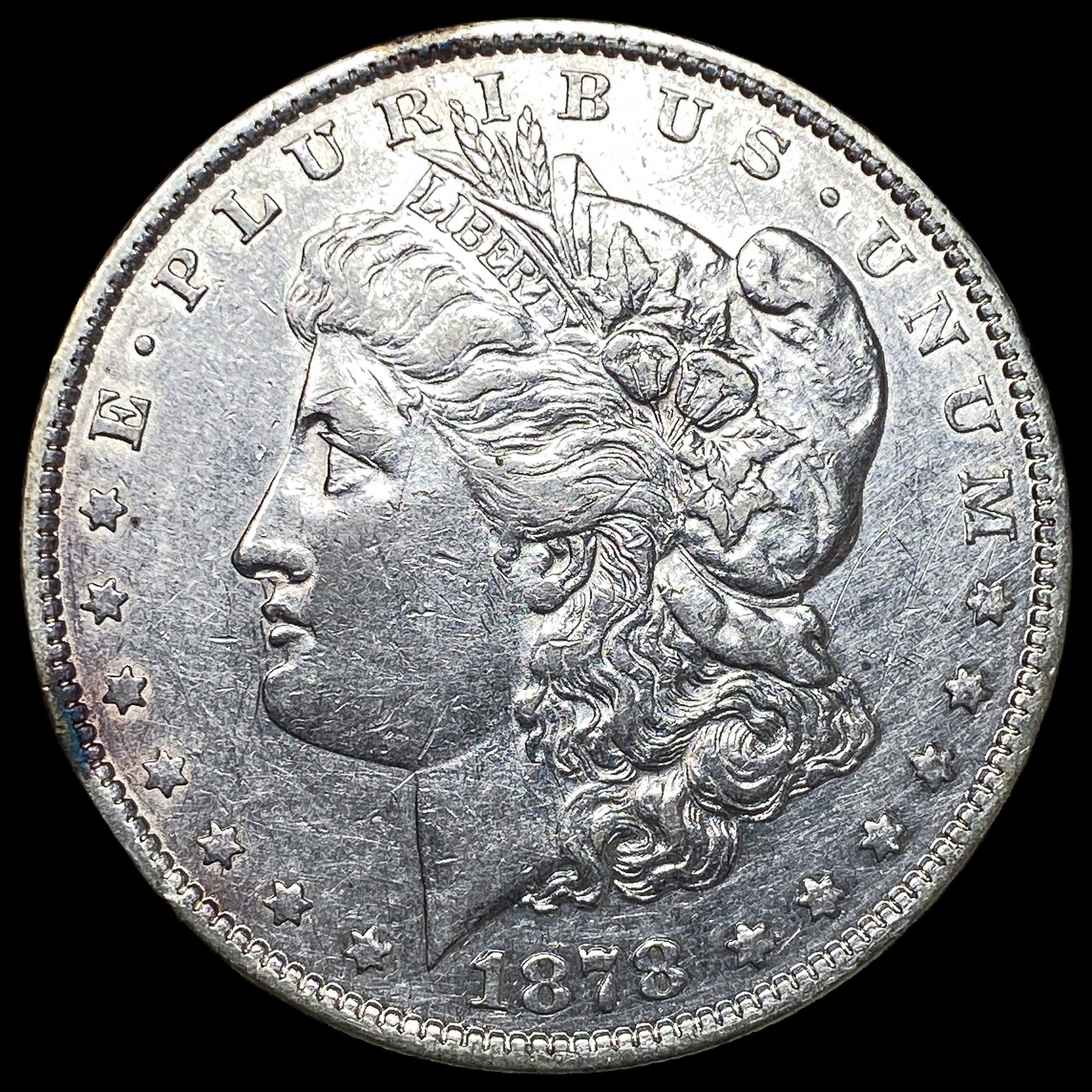 1878 Silver Morgan Dollar CLOSELY UNCIRCULATED: 1878 Silver Morgan Dollar CLOSELY UNCIRCULATED