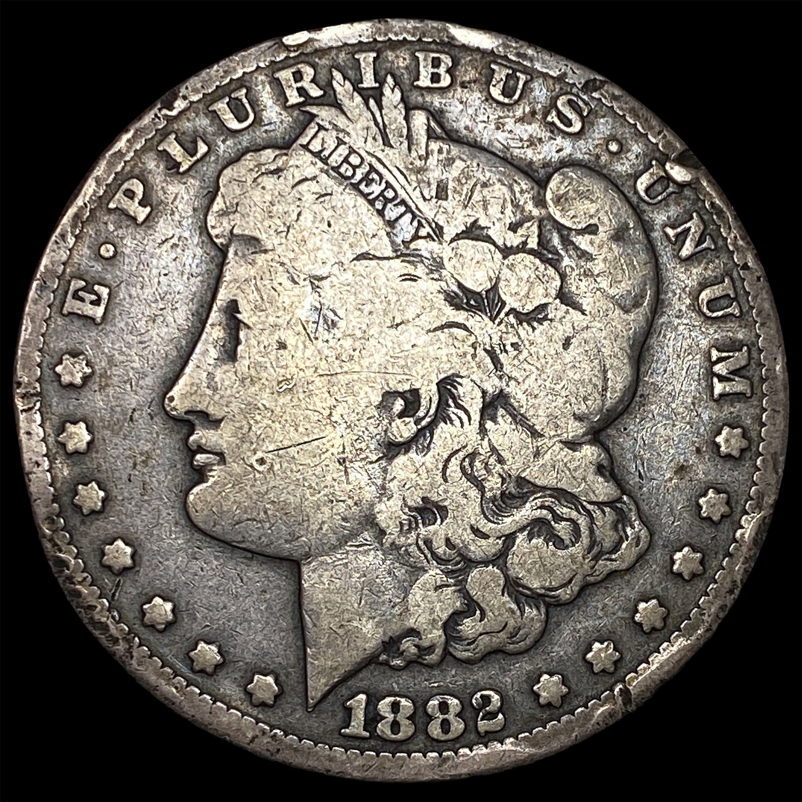 1882-CC Silver Morgan Dollar NICELY CIRCULATED: 1882-CC Silver Morgan Dollar NICELY CIRCULATED