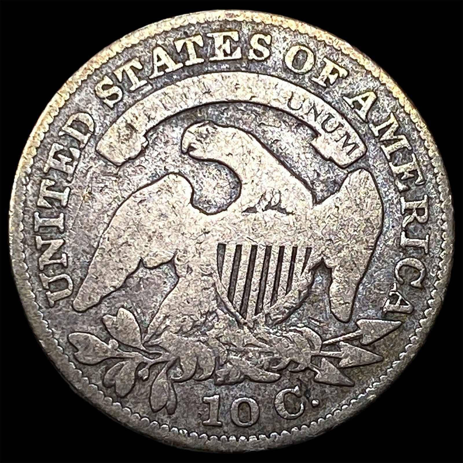 1830 Capped Bust Dime LIGHTLY CIRCULATED - 2