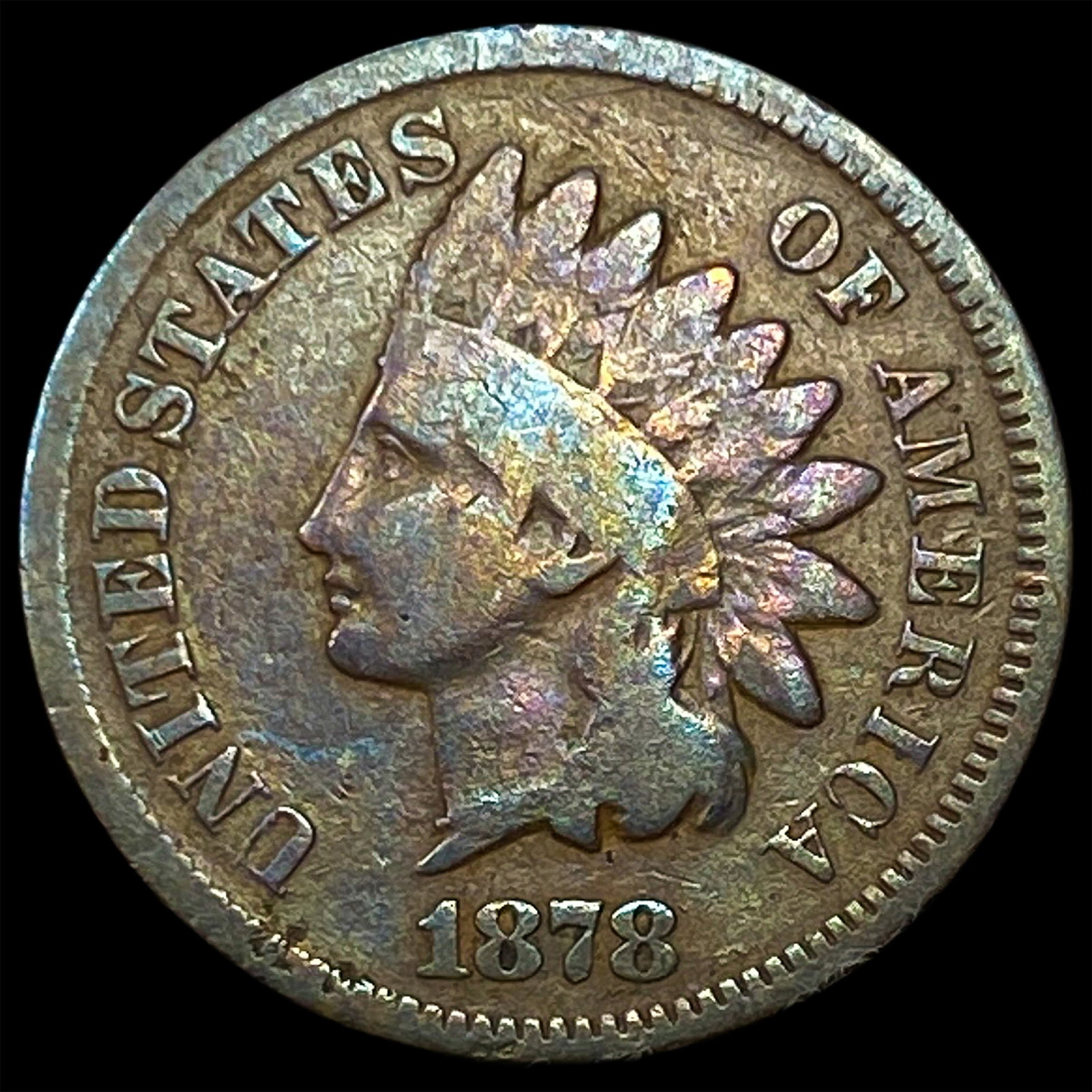 1878 Indian Head Cent NICELY CIRCULATED: 1878 Indian Head Cent NICELY CIRCULATED