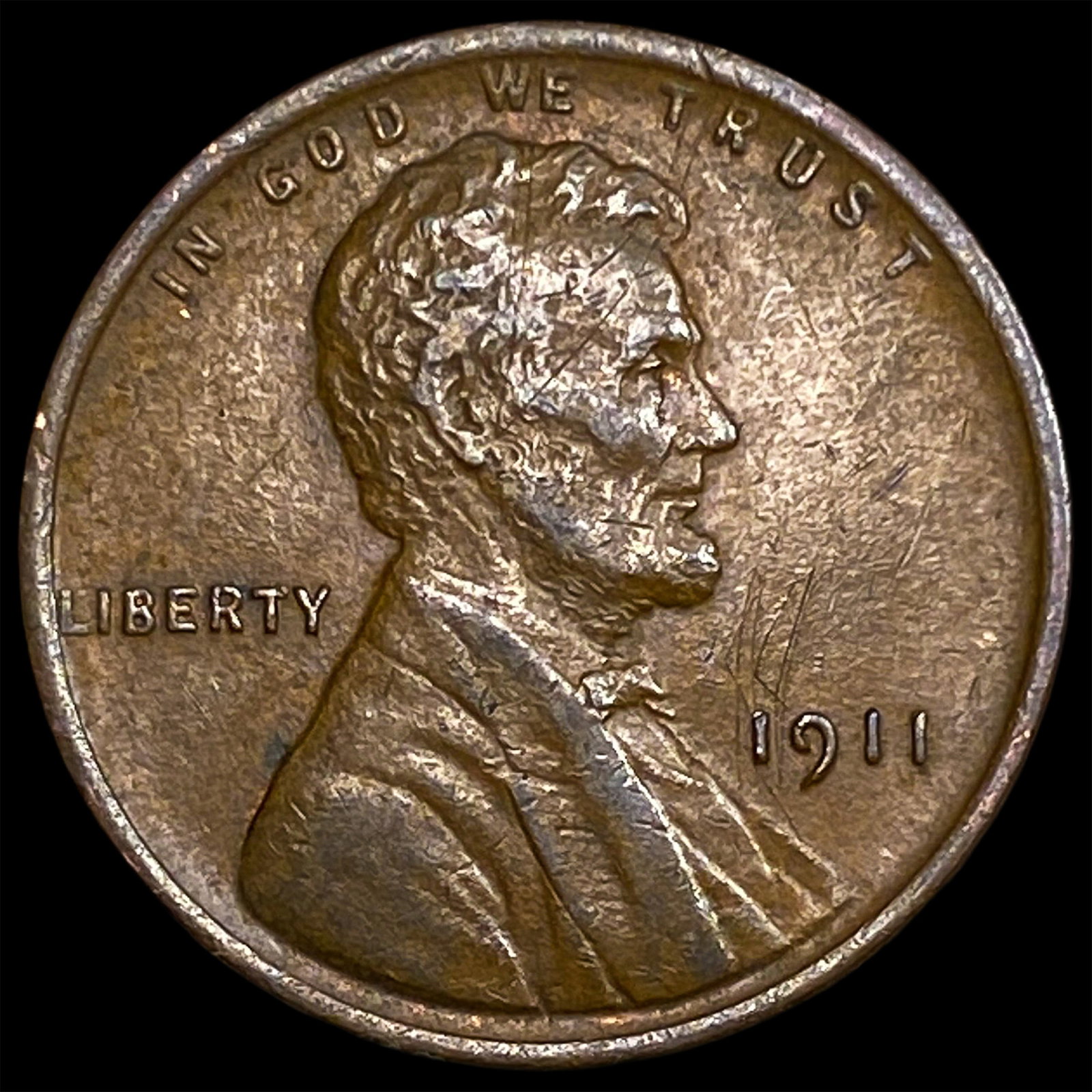 1911 Lincoln Wheat Cent CHOICE AU: 1911 Lincoln Wheat Cent CHOICE AU