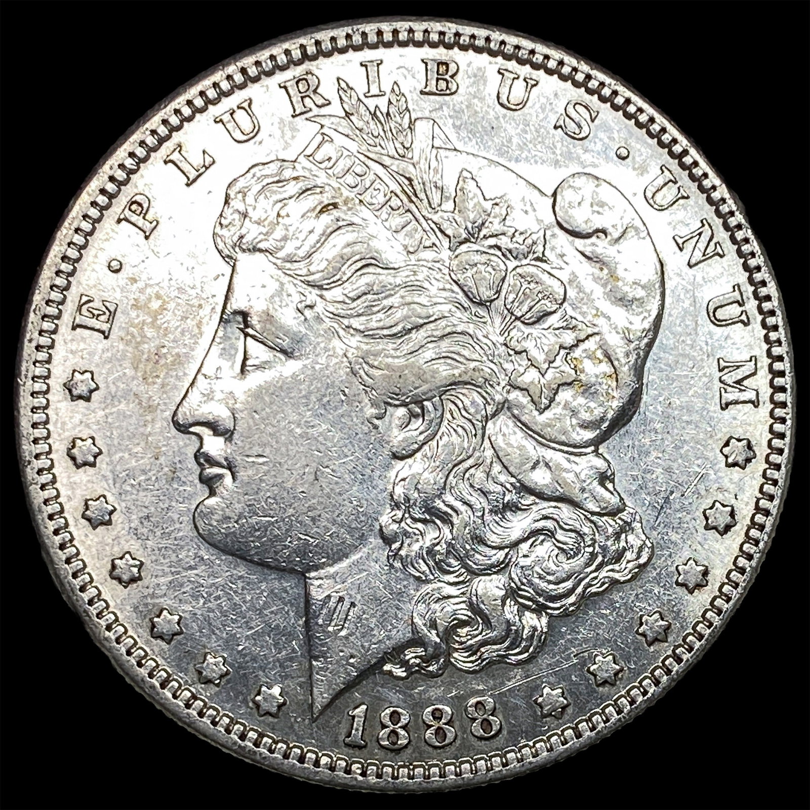 1888-S Silver Morgan Dollar CLOSELY UNCIRCULATED: 1888-S Silver Morgan Dollar CLOSELY UNCIRCULATED