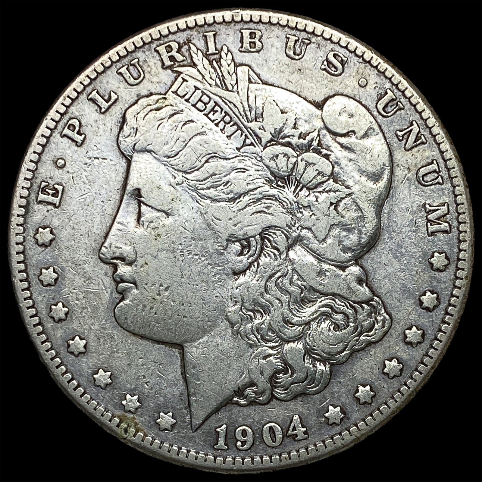 1904-S Silver Morgan Dollar LIGHTLY CIRCULATED: 1904-S Silver Morgan Dollar LIGHTLY CIRCULATED
