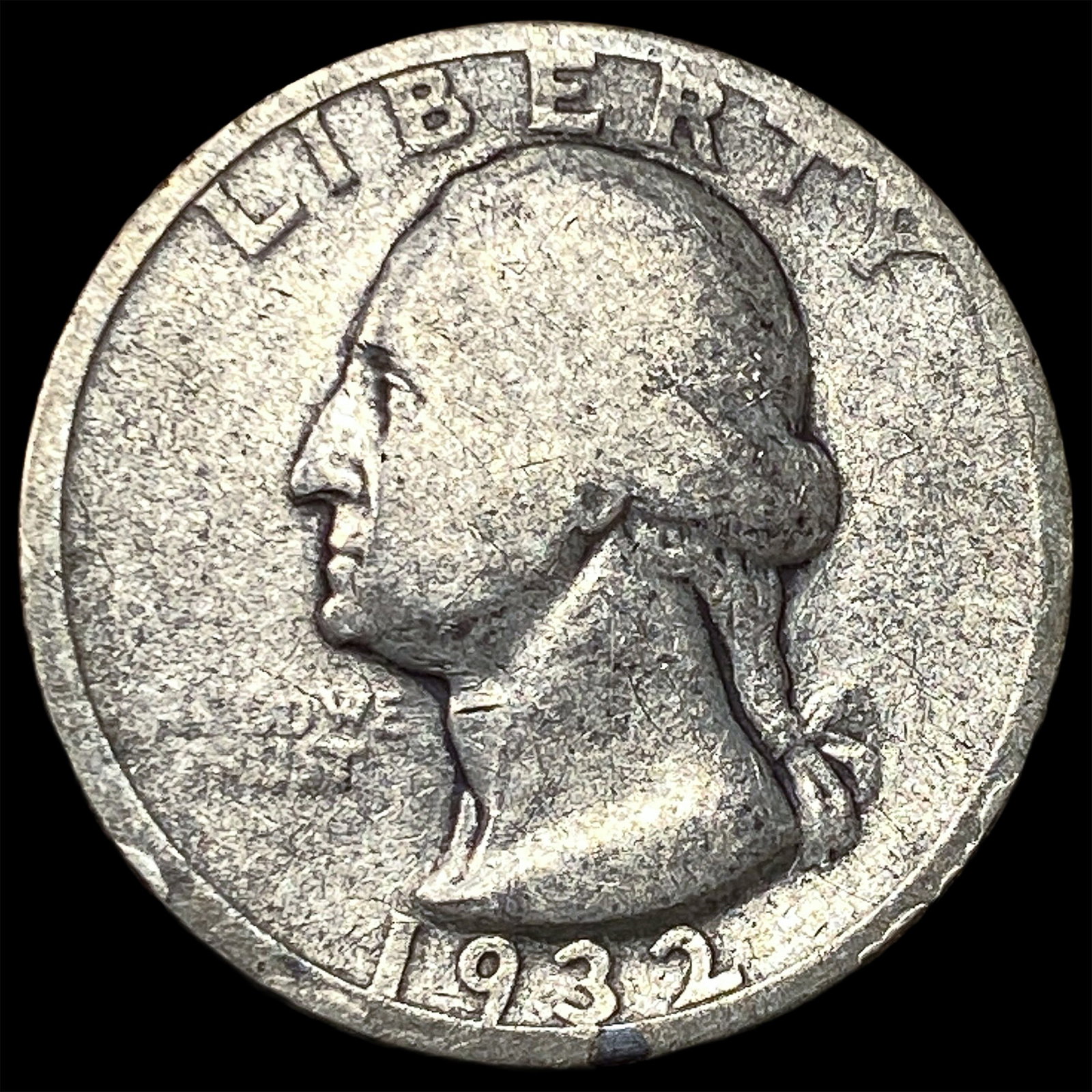 1932-D Silver Washington Quarter NICELY CIRCULATED: 1932-D Silver Washington Quarter NICELY CIRCULATED