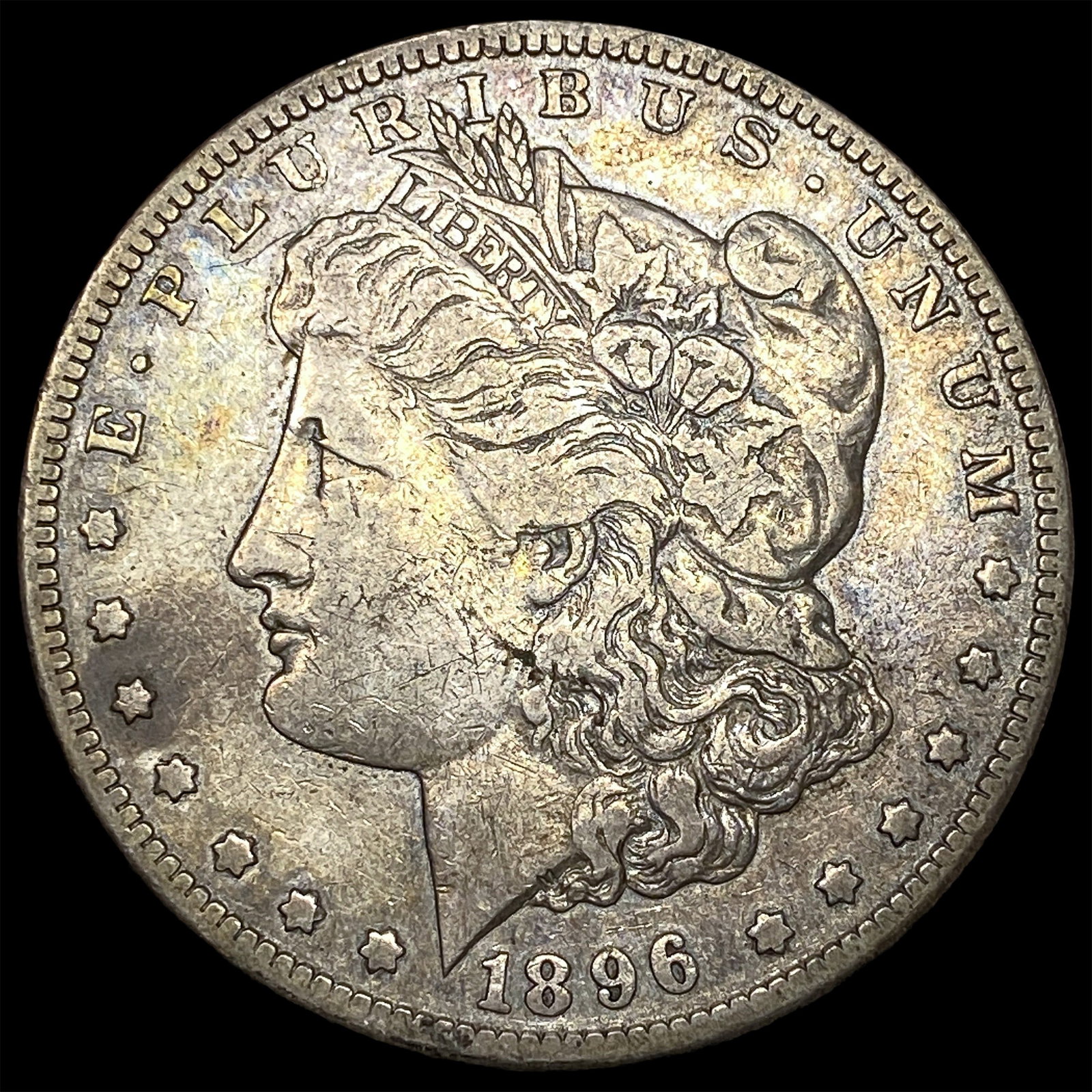 1896-S Silver Morgan Dollar LIGHTLY CIRCULATED: 1896-S Silver Morgan Dollar LIGHTLY CIRCULATED