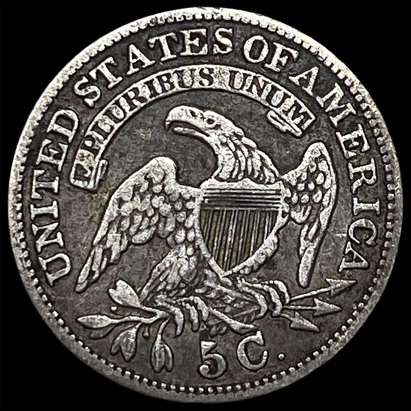 1830 Capped Bust Half Dime LIGHTLY CIRCULATED - 2