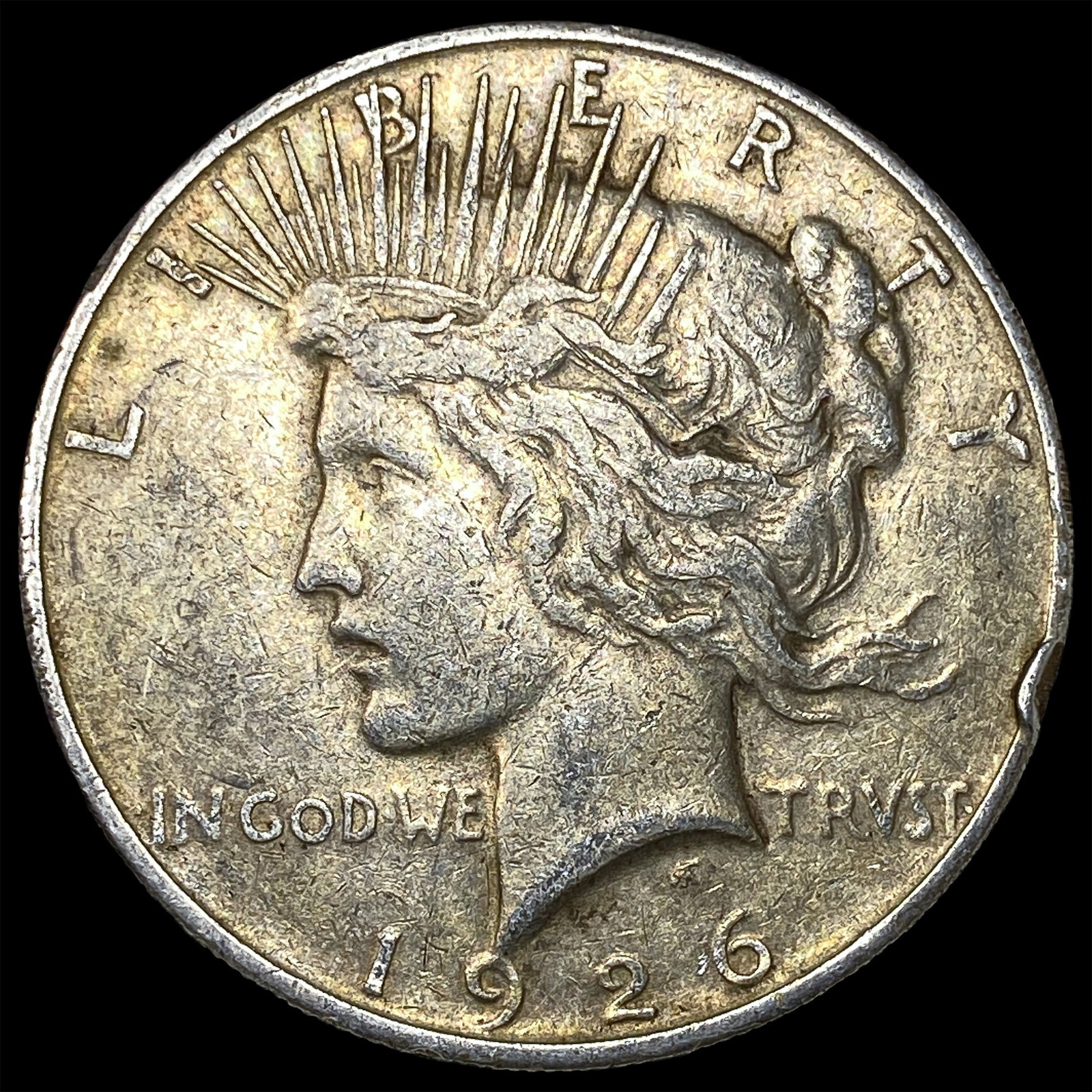 1926 Silver Peace Dollar NEARLY UNCIRCULATED: 1926 Silver Peace Dollar NEARLY UNCIRCULATED