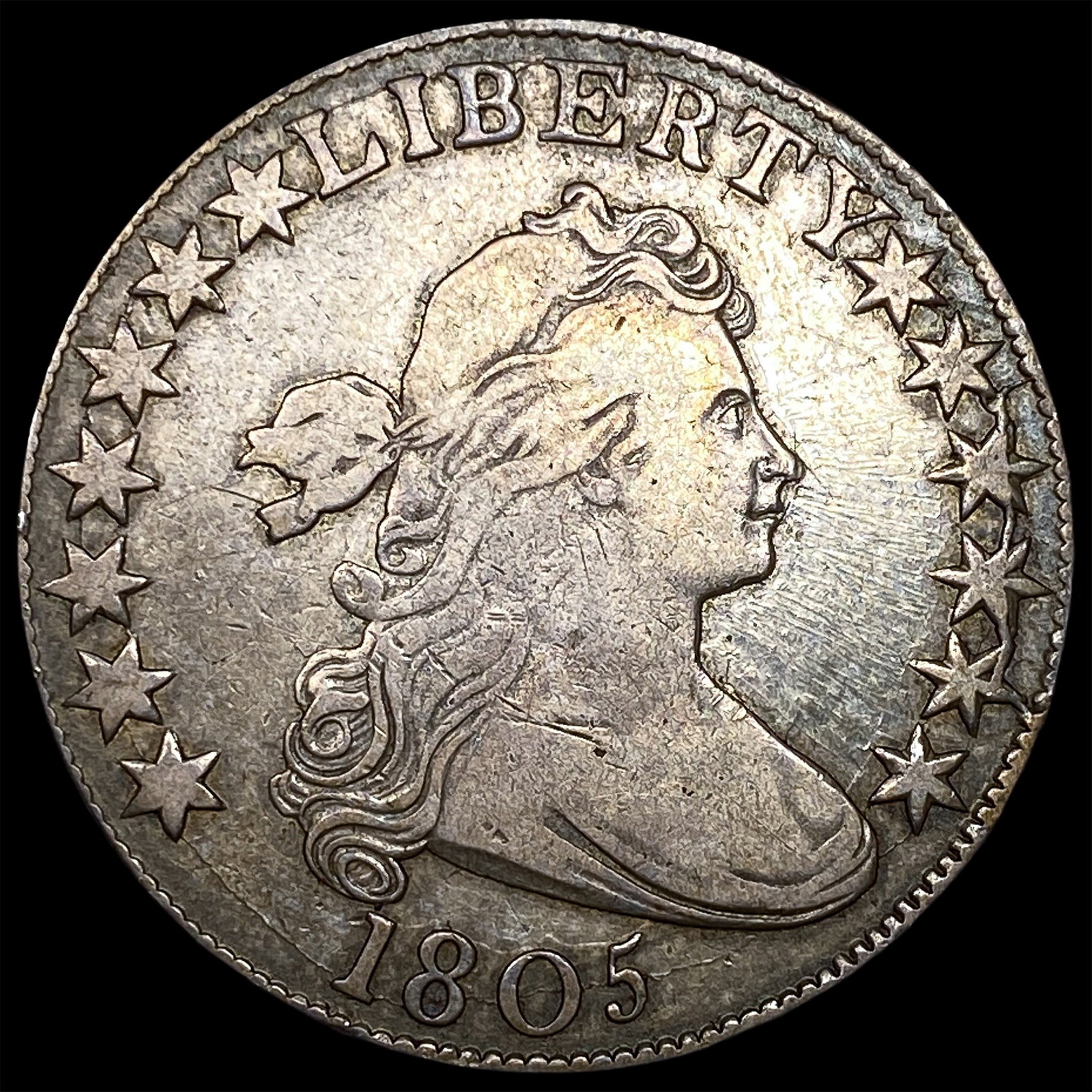 1805 Draped Bust Half Dollar LIGHTLY CIRCULATED (1 of 2)
