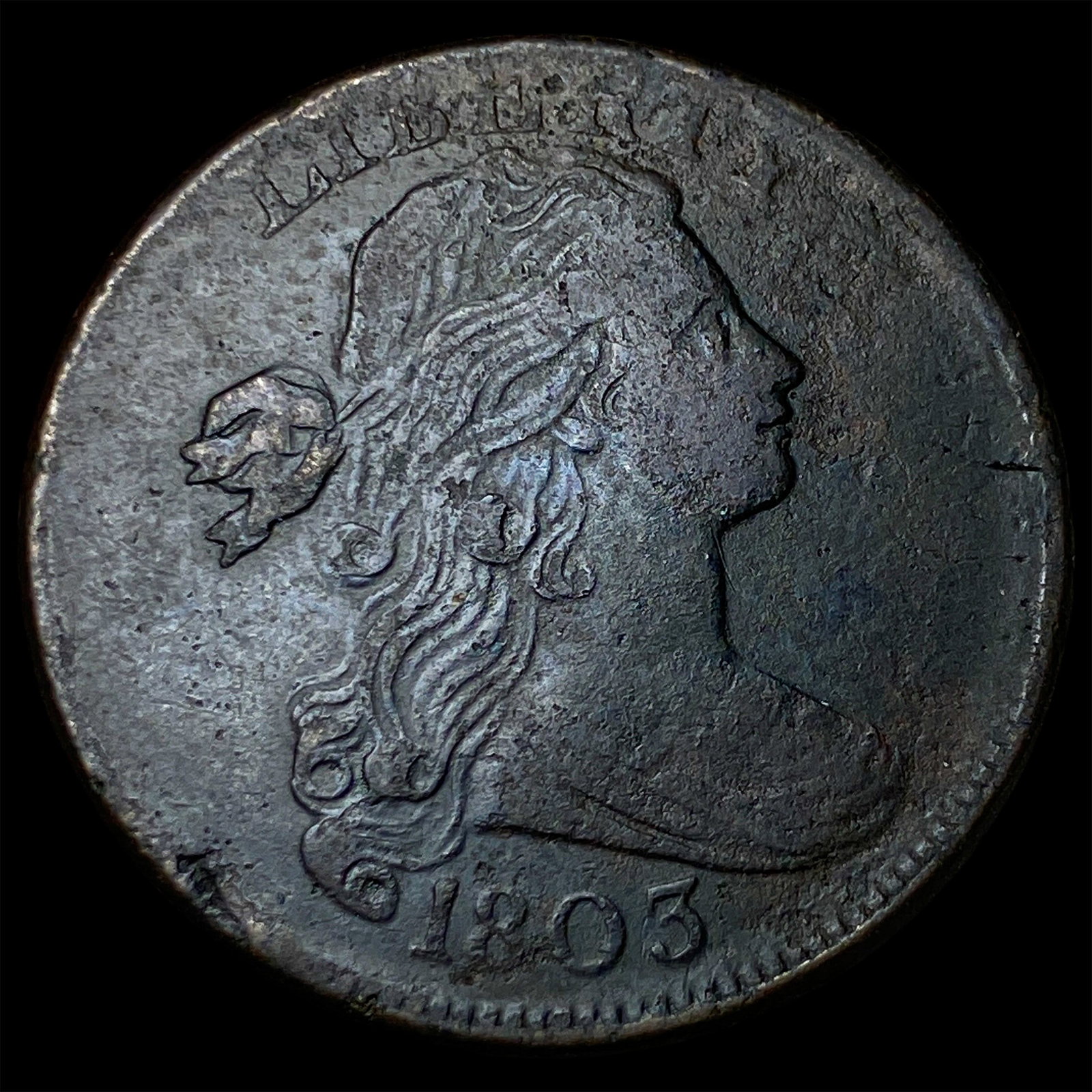 1803 Draped Bust Large Cent LIGHTLY CIRCULATED: 1803 Draped Bust Large Cent LIGHTLY CIRCULATED