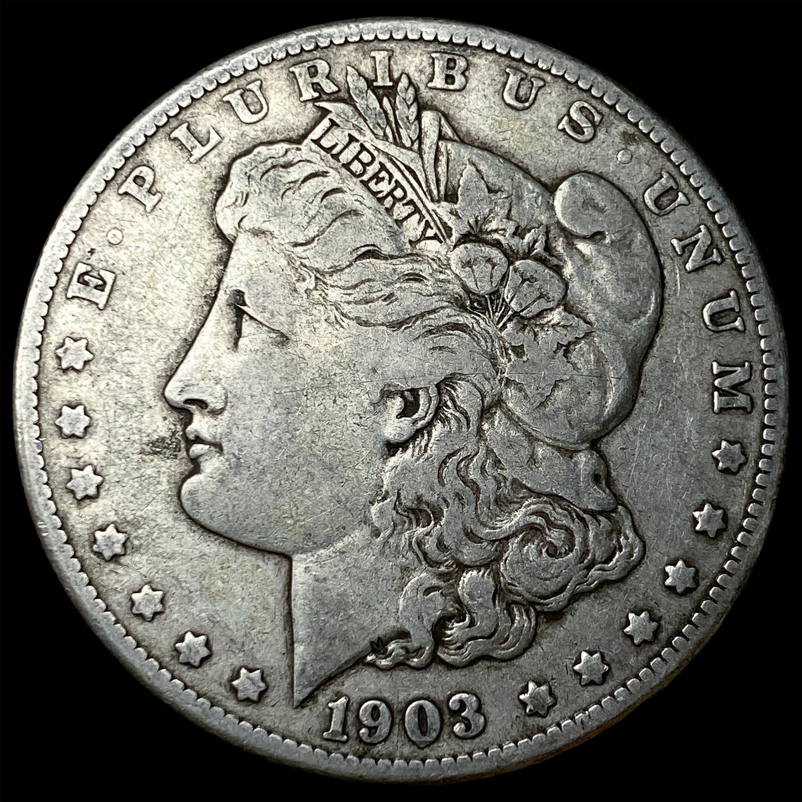 1903-S Silver Morgan Dollar LIGHTLY CIRCULATED: 1903-S Silver Morgan Dollar LIGHTLY CIRCULATED