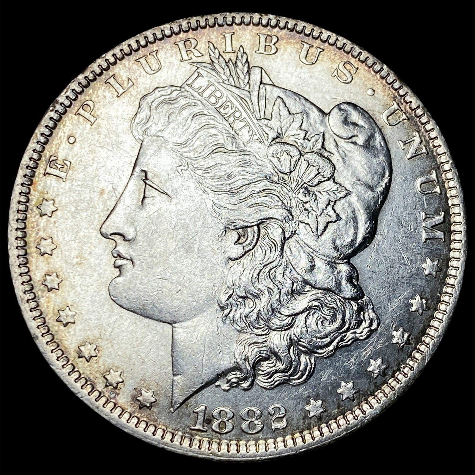 1882-S Silver Morgan Dollar CHOICE AU: 1882-S Silver Morgan Dollar CHOICE AU