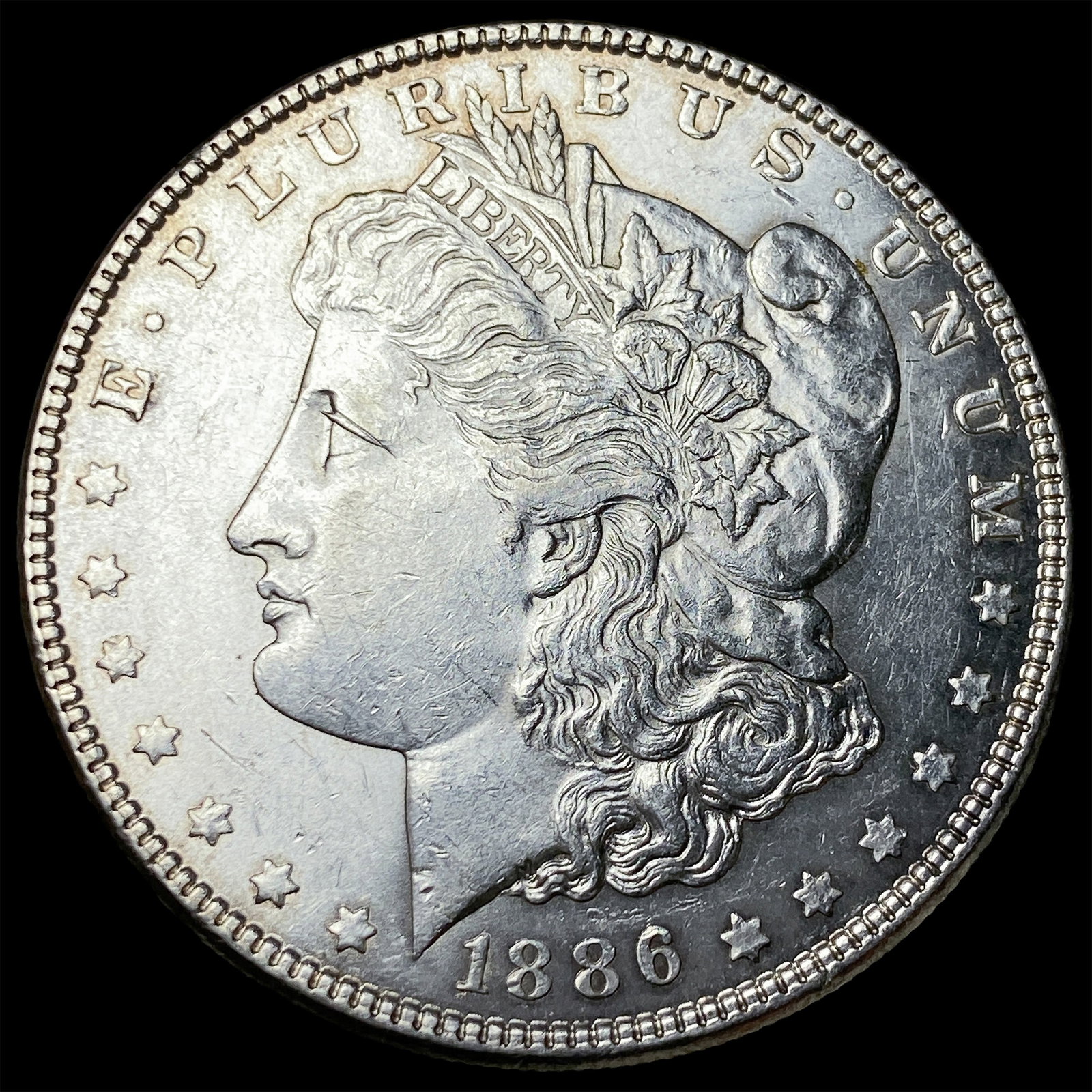 1886 Silver Morgan Dollar UNCIRCULATED: 1886 Silver Morgan Dollar UNCIRCULATED