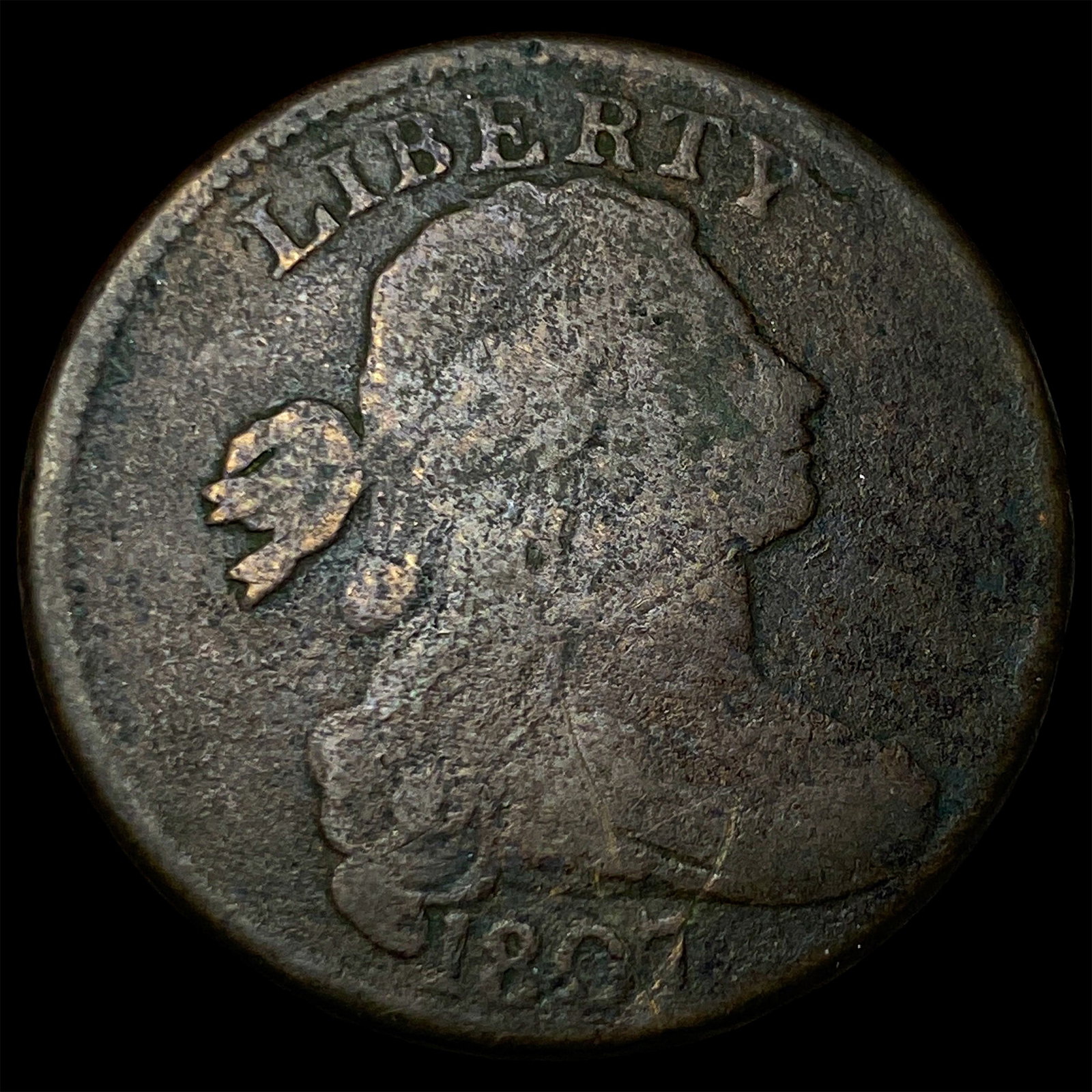 1807 Draped Bust Large Cent LIGHTLY CIRCULATED (1 of 2)