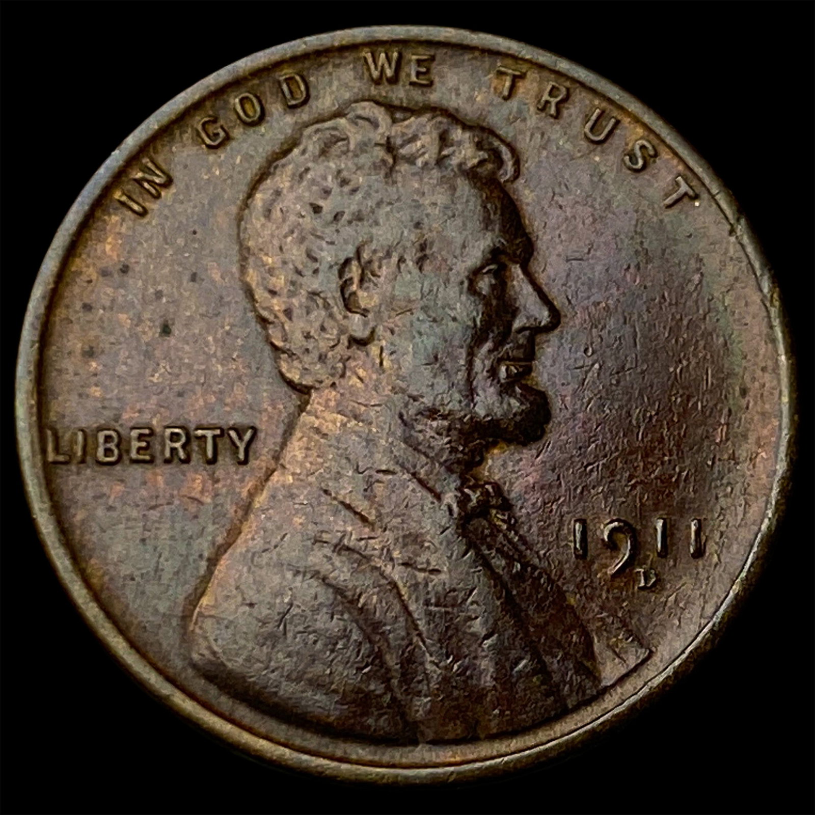 1911-D Lincoln Wheat Cent CHOICE AU: 1911-D Lincoln Wheat Cent CHOICE AU