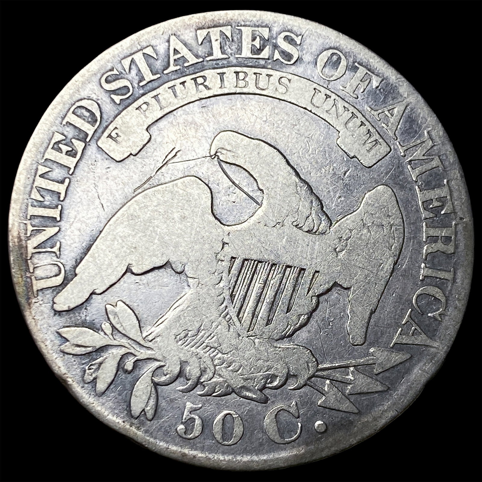 1828 Capped Bust Half Dollar NICELY CIRCULATED - 2