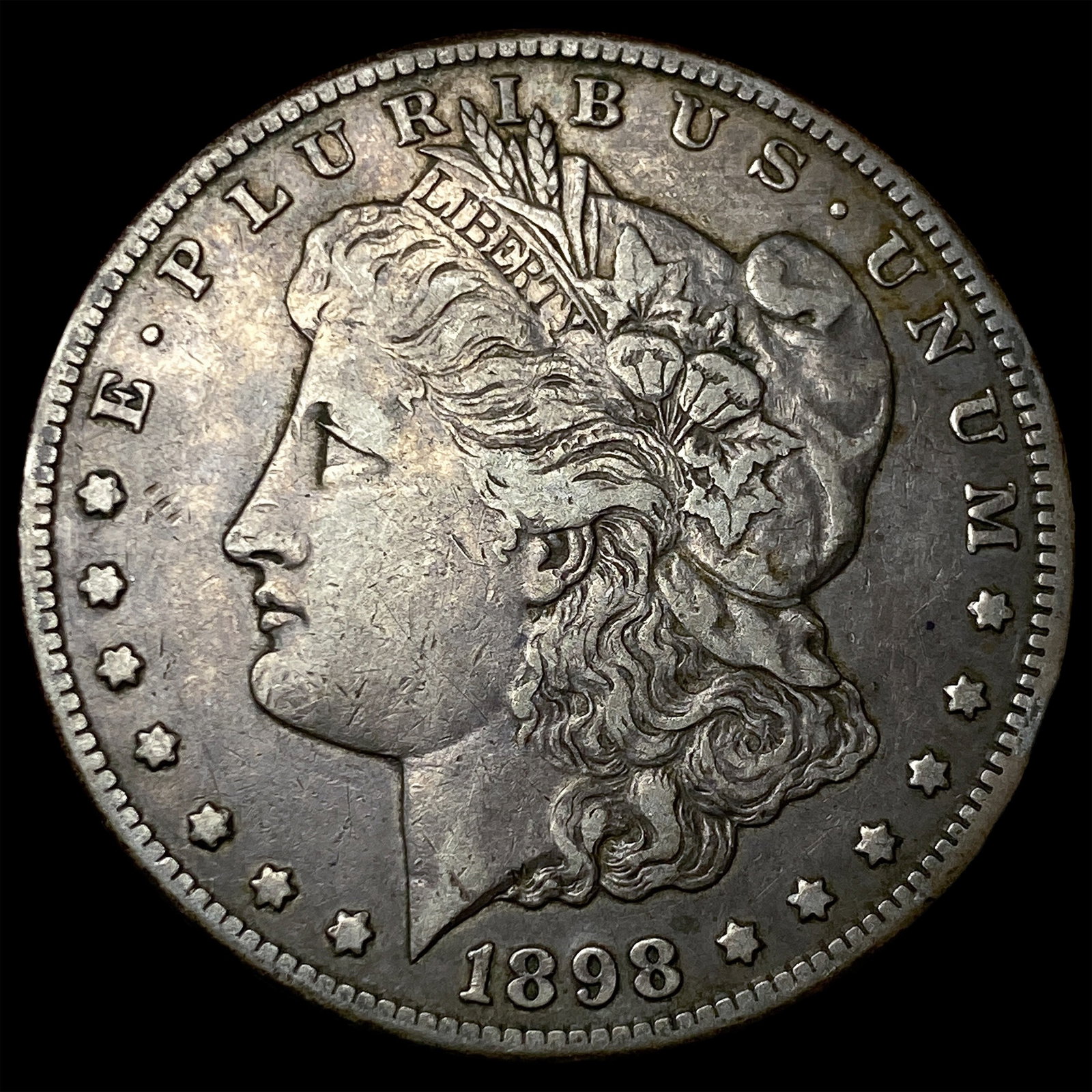 1898-S Silver Morgan Dollar NEARLY UNCIRCULATED: 1898-S Silver Morgan Dollar NEARLY UNCIRCULATED