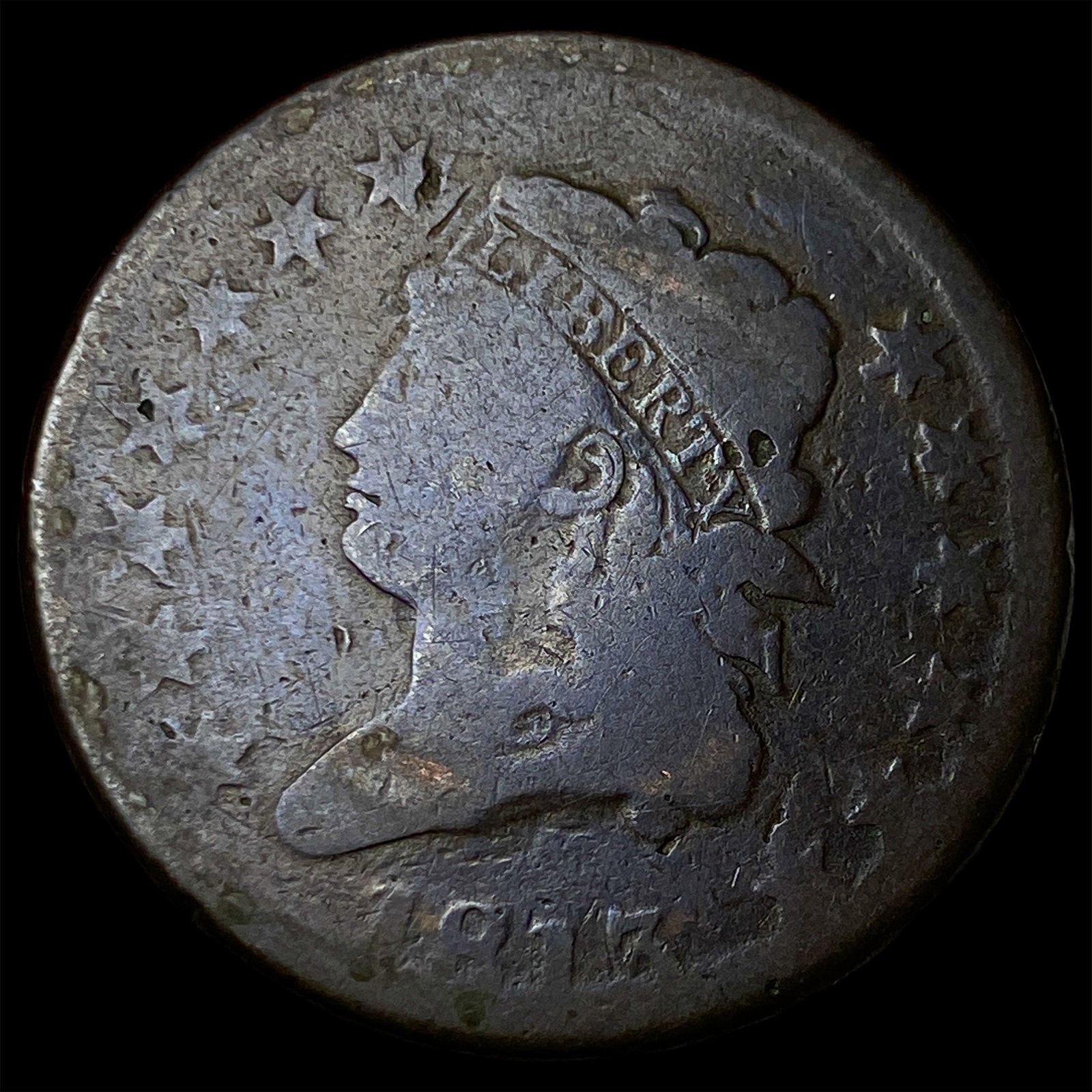 1817 Coronet Head Large Cent NICELY CIRCULATED (1 of 2)