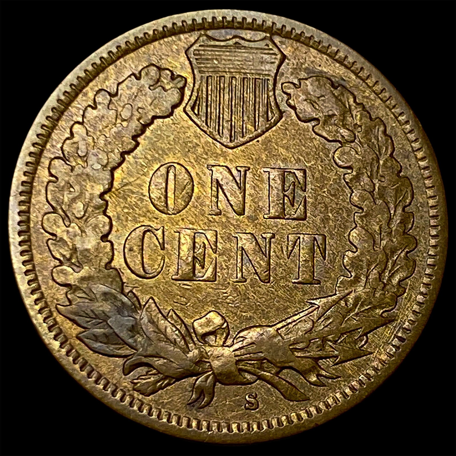 1908-S Indian Head Cent LIGHTLY CIRCULATED - 2