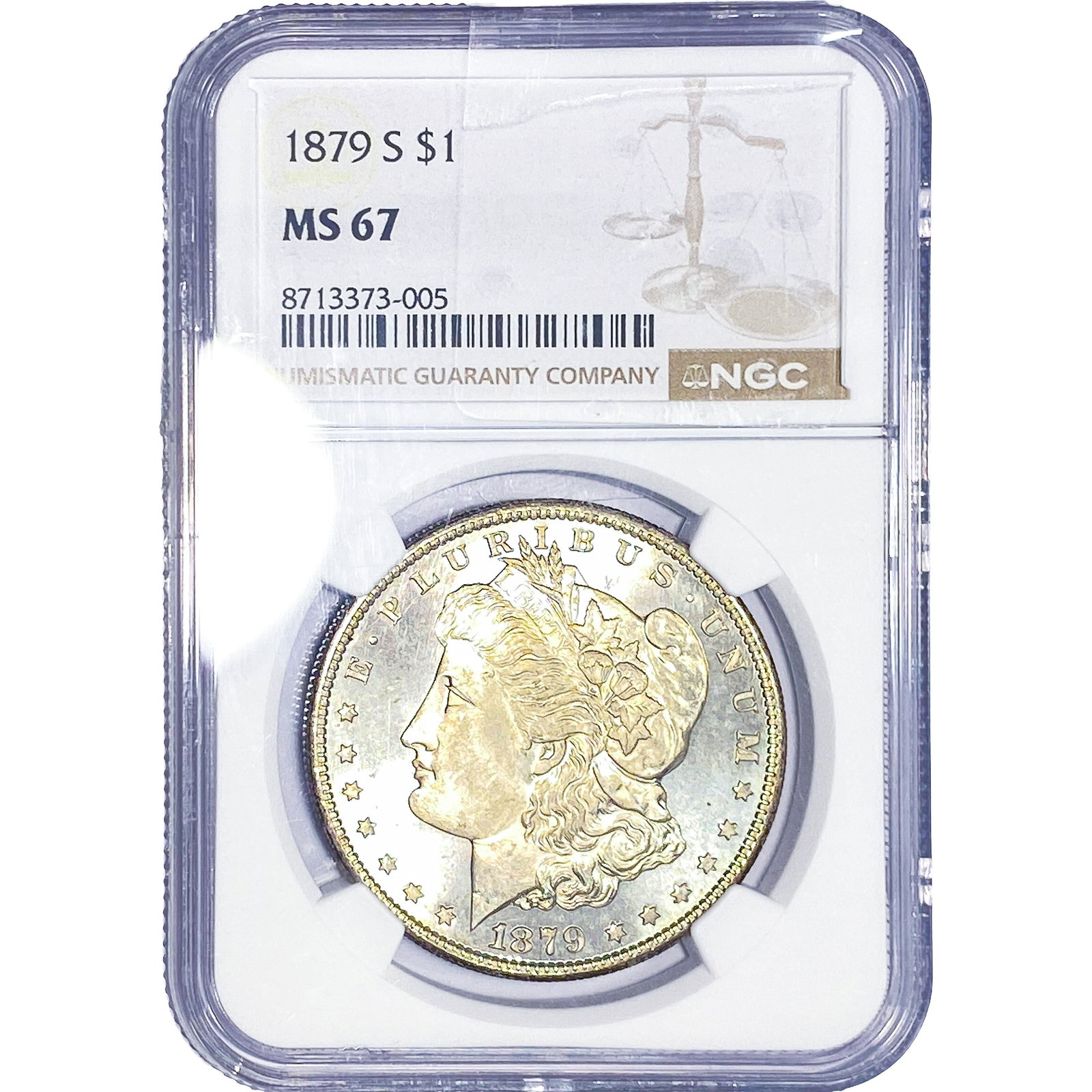 1879-S $10 Gold Eagle NGC MS67: 1879-S $10 Gold Eagle NGC MS67