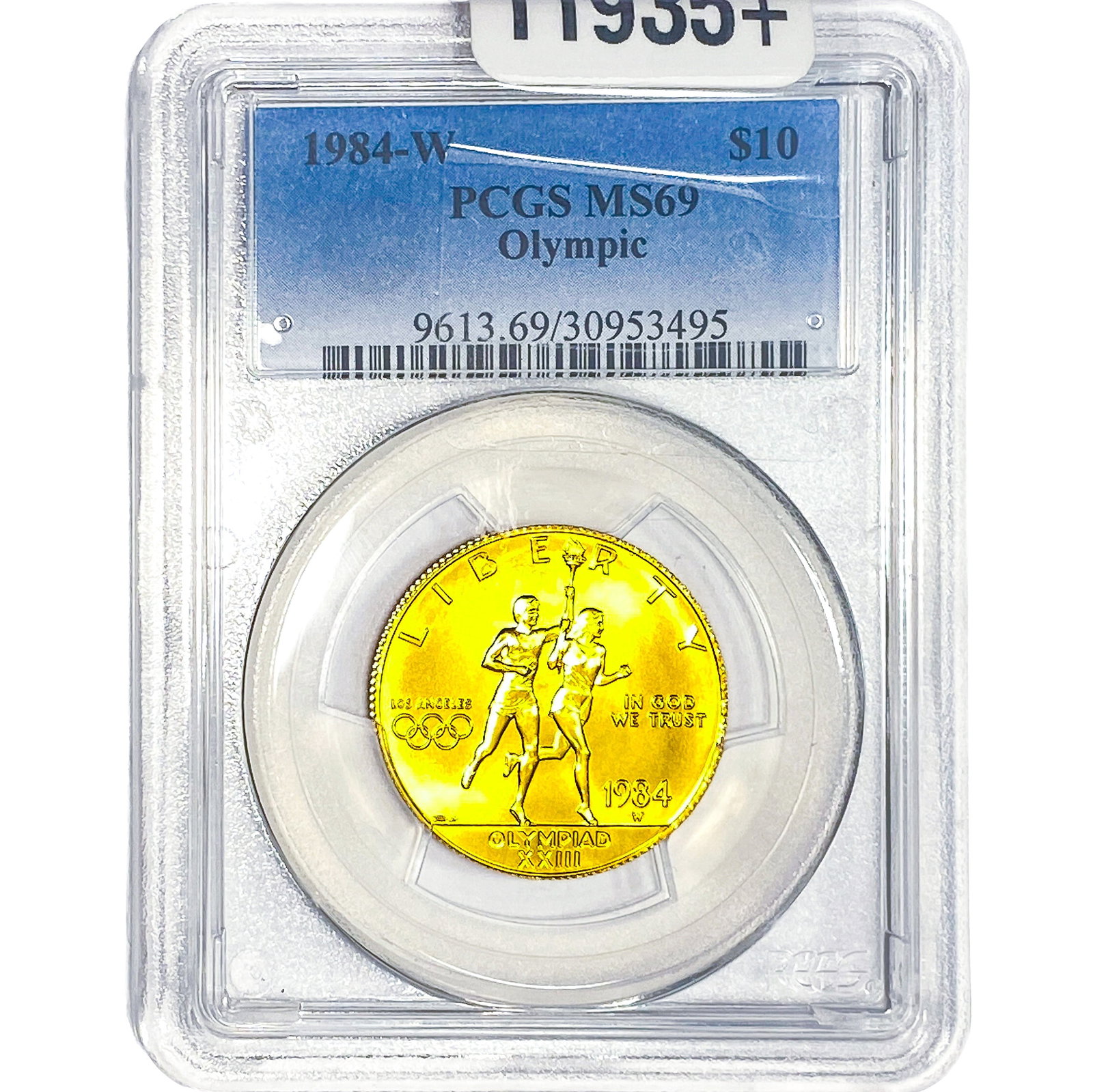 1984-W .4838oz Gold $10- Olympic PCGS MS69: 1984-W .4838oz Gold $10- Olympic PCGS MS69