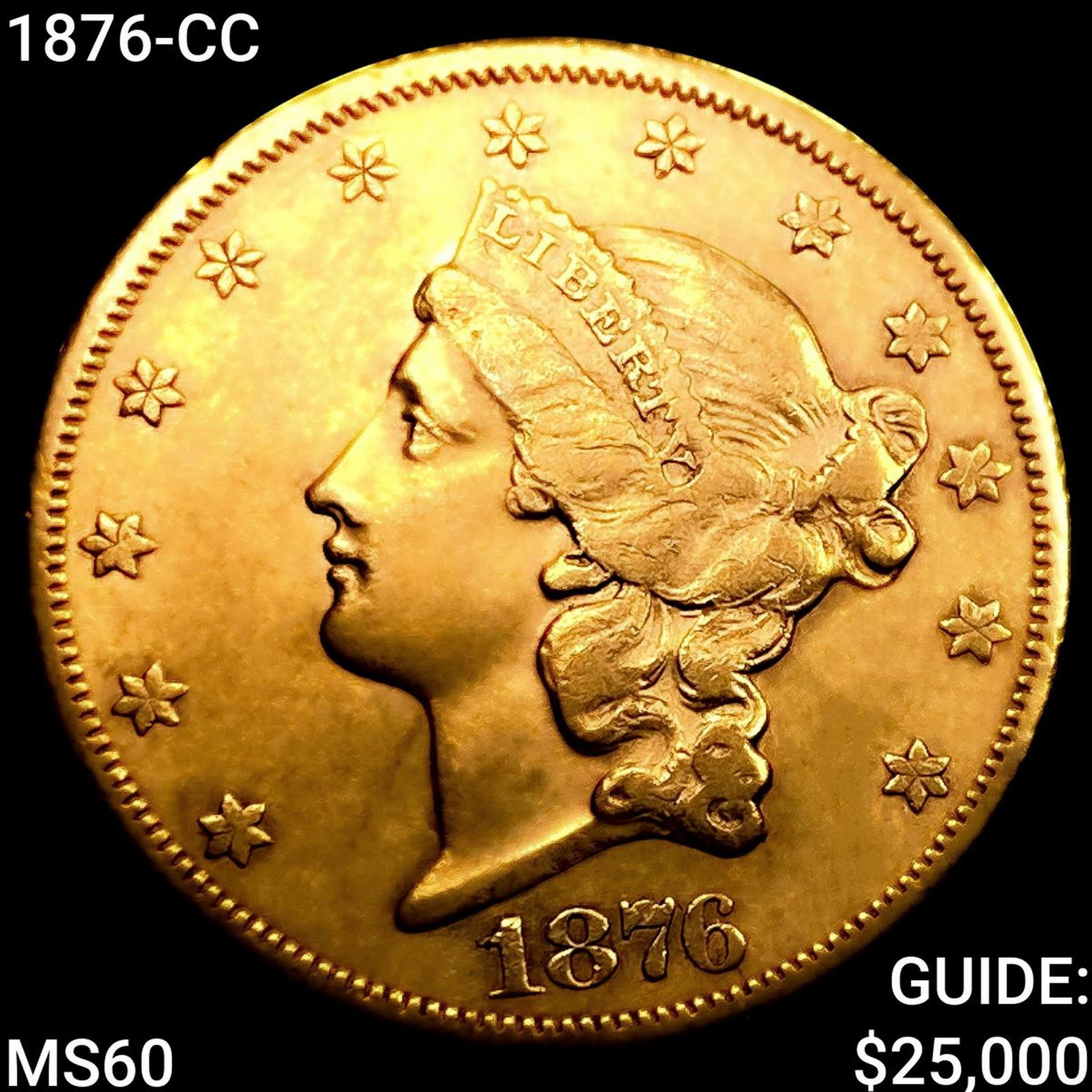 1876-CC $20 Gold Double Eagle UNCIRCULATED (1 of 2)