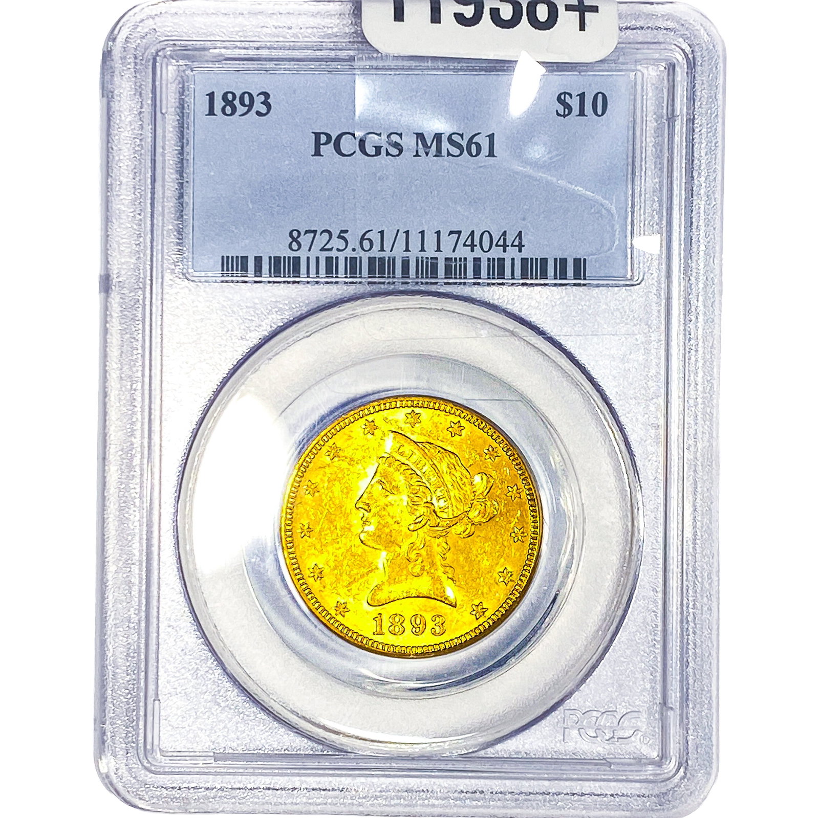 1893 $10 Gold Eagle PCGS MS61 (1 of 4)