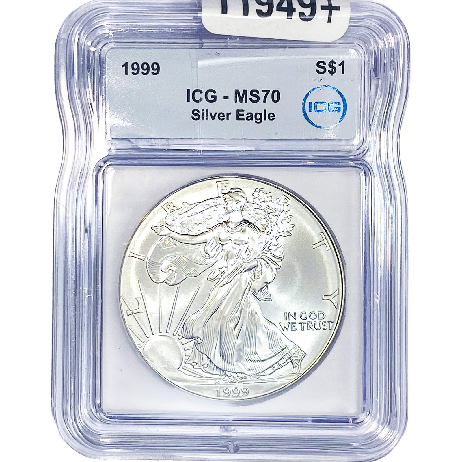 1999 Silver Eagle ICG MS70: 1999 Silver Eagle ICG MS70