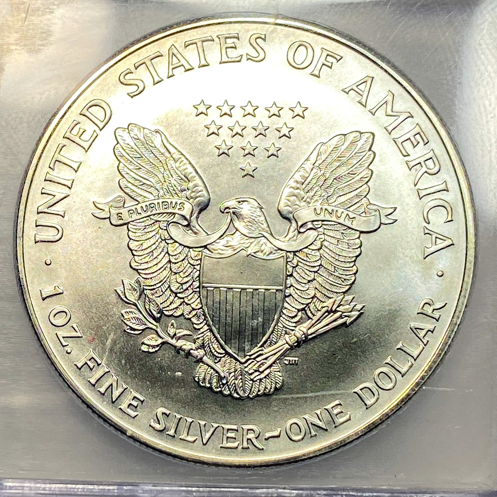 1999 Silver Eagle ICG MS70 - 4