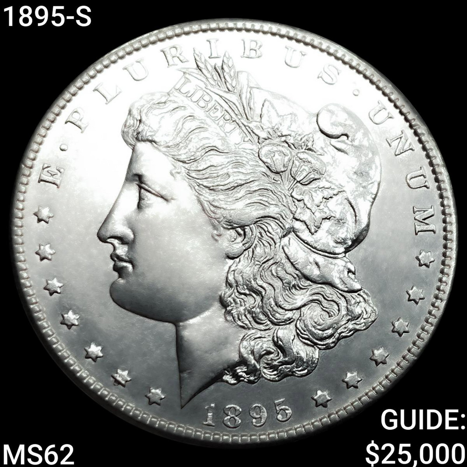 1895-S Morgan Silver Dollar UNCIRCULATED: 1895-S Morgan Silver Dollar UNCIRCULATED