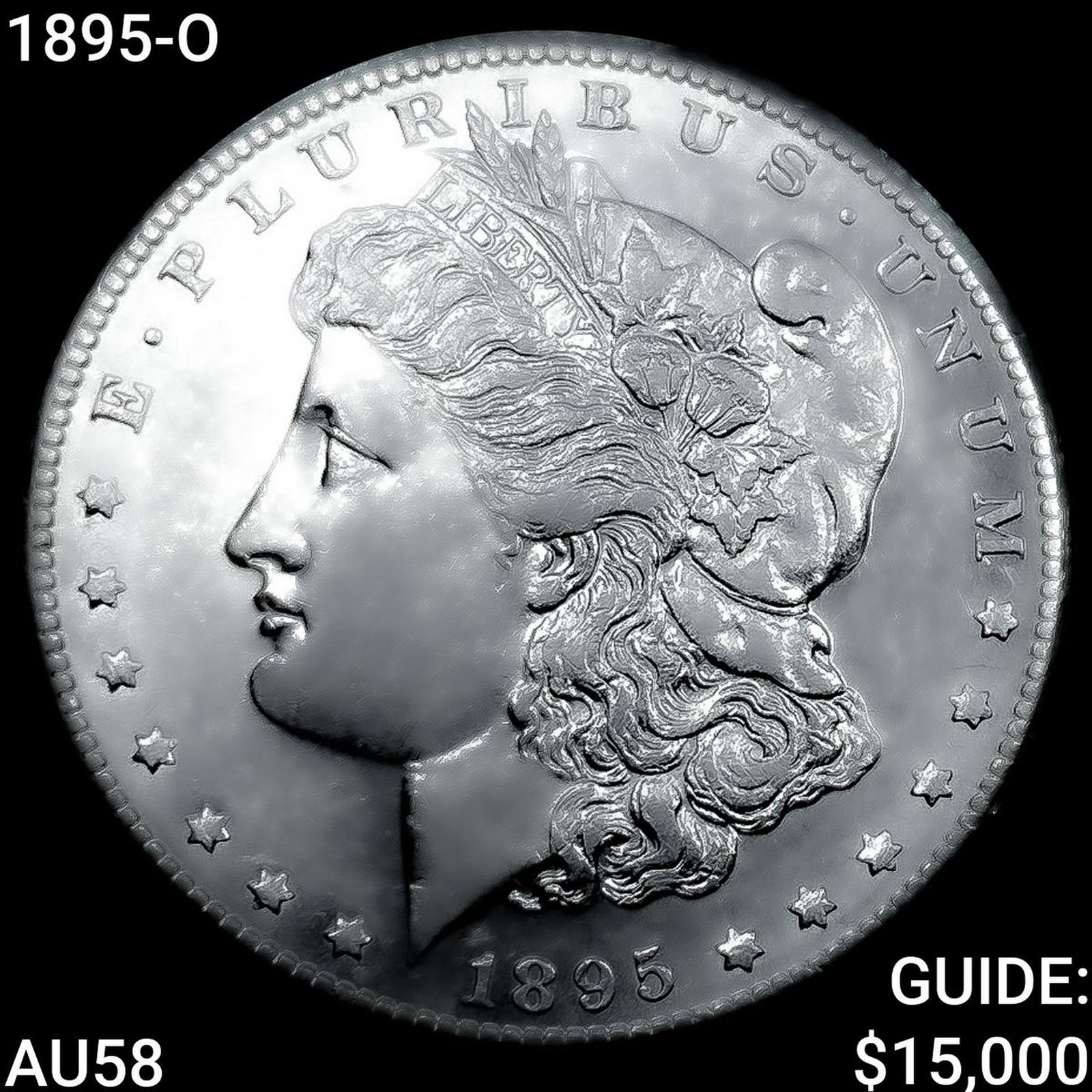 1895-O Morgan Silver Dollar CHOICE AU: 1895-O Morgan Silver Dollar CHOICE AU