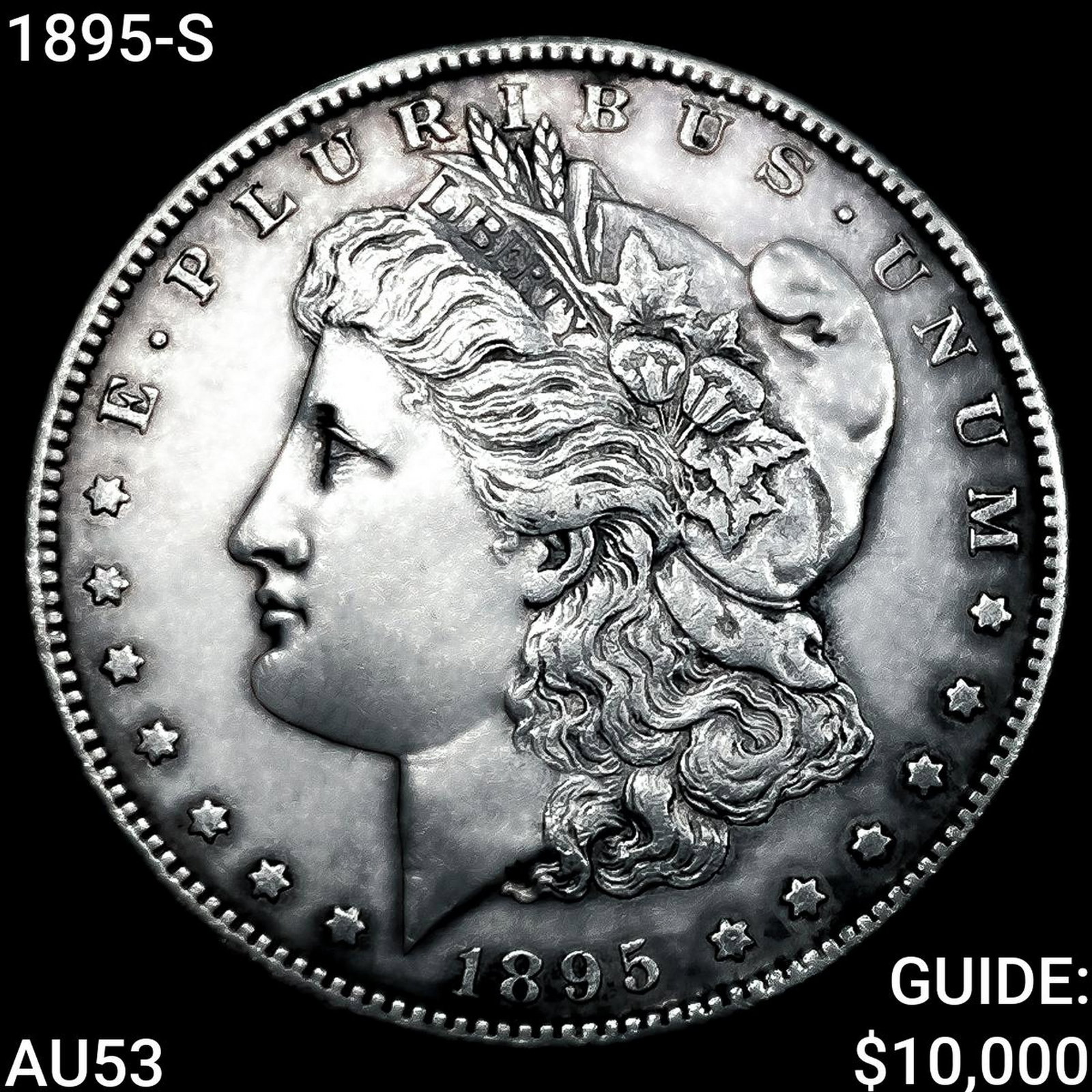 1895-S Morgan Silver Dollar CLOSELY UNCIRCULATED: 1895-S Morgan Silver Dollar CLOSELY UNCIRCULATED
