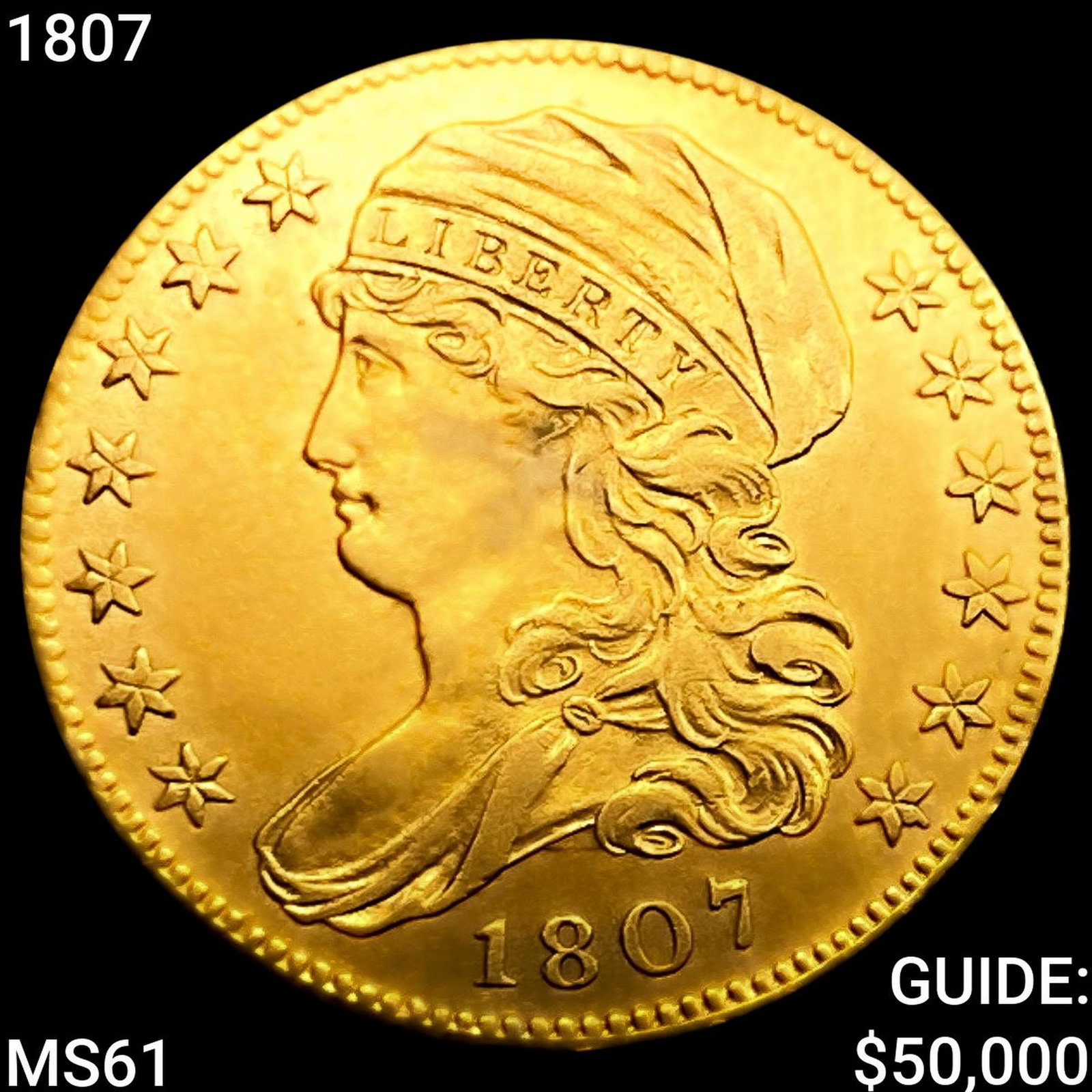 1807 $5 Gold Half Eagle UNCIRCULATED (1 of 2)