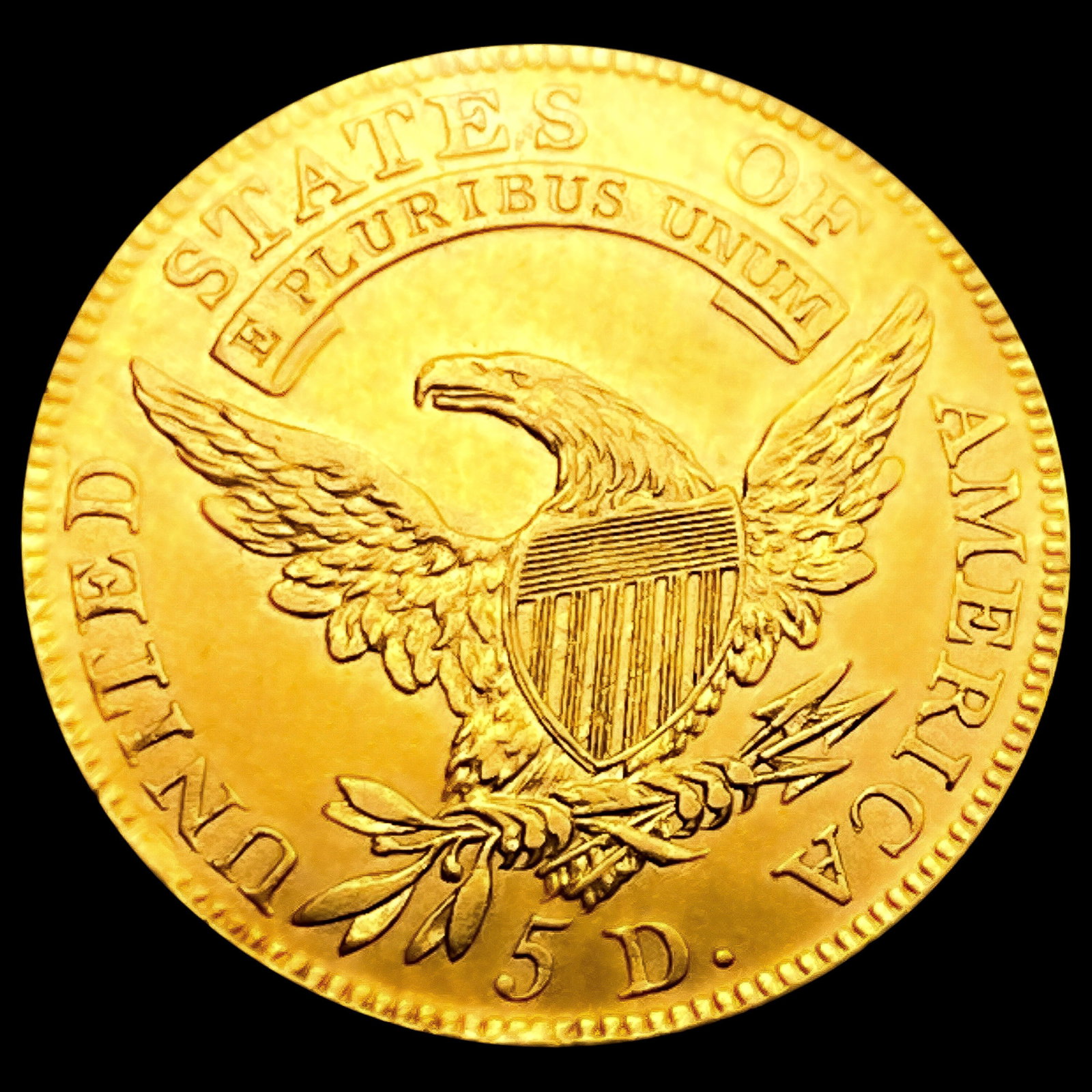 1807 $5 Gold Half Eagle UNCIRCULATED - 2