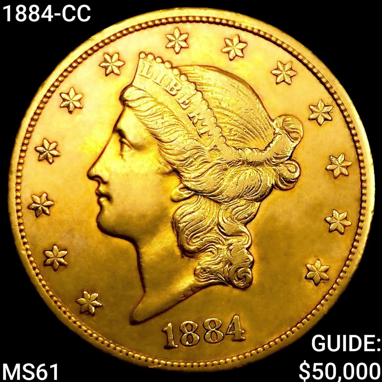 1884-CC $20 Gold Double Eagle UNCIRCULATED (1 of 2)