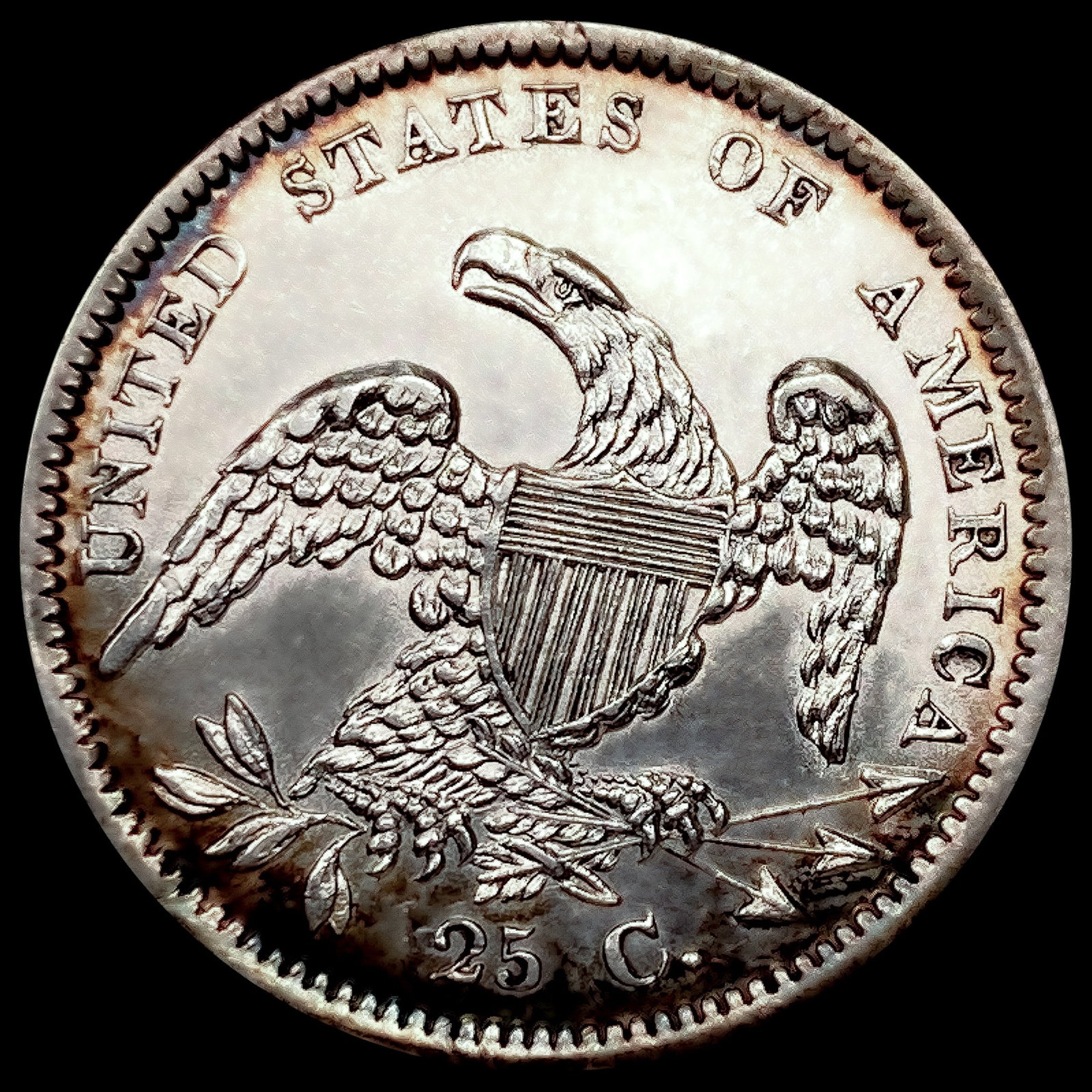 1834 Capped Bust Quarter UNCIRCULATED - 2