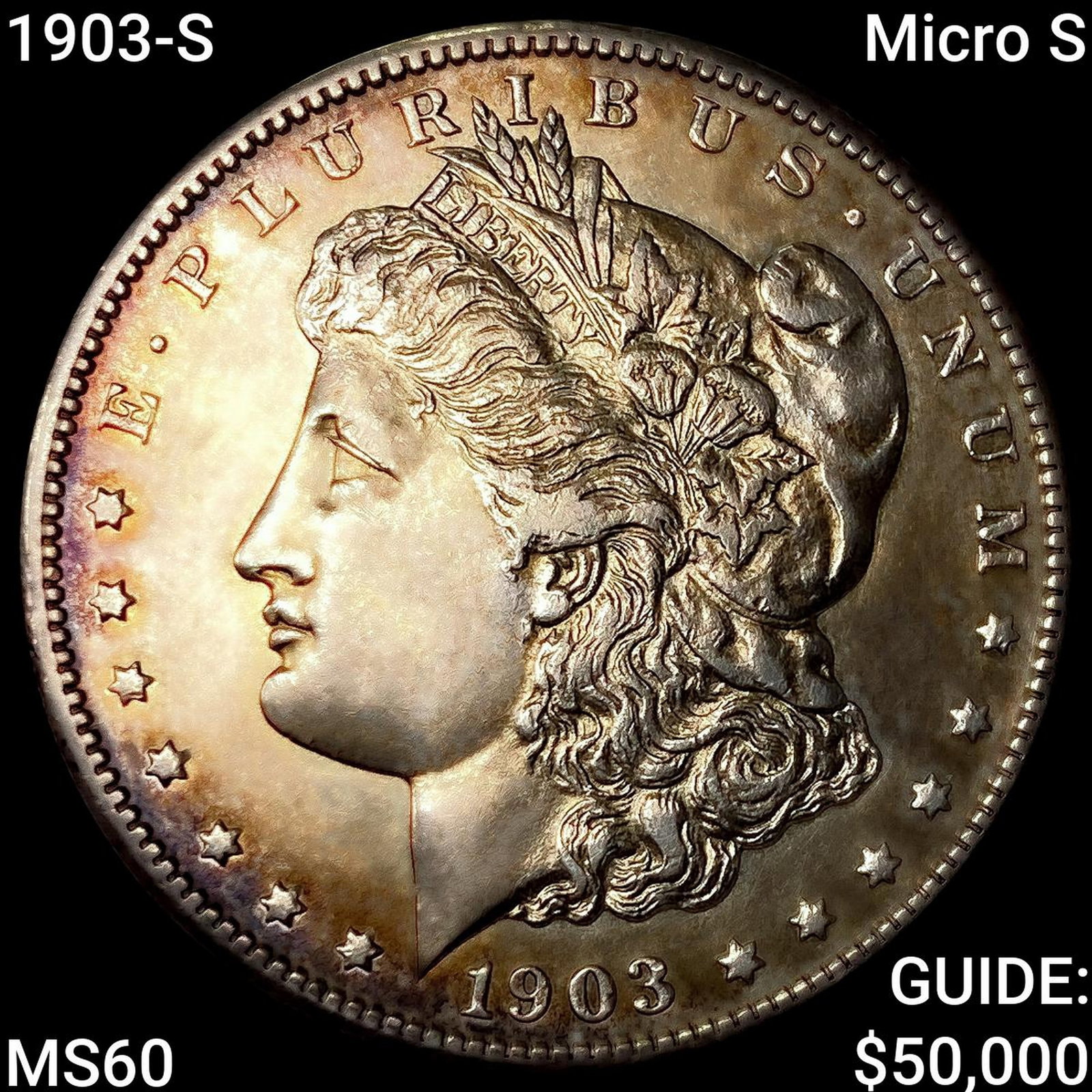 1903-S Micro S Morgan Silver Dollar UNCIRCULATED: 1903-S Micro S Morgan Silver Dollar UNCIRCULATED