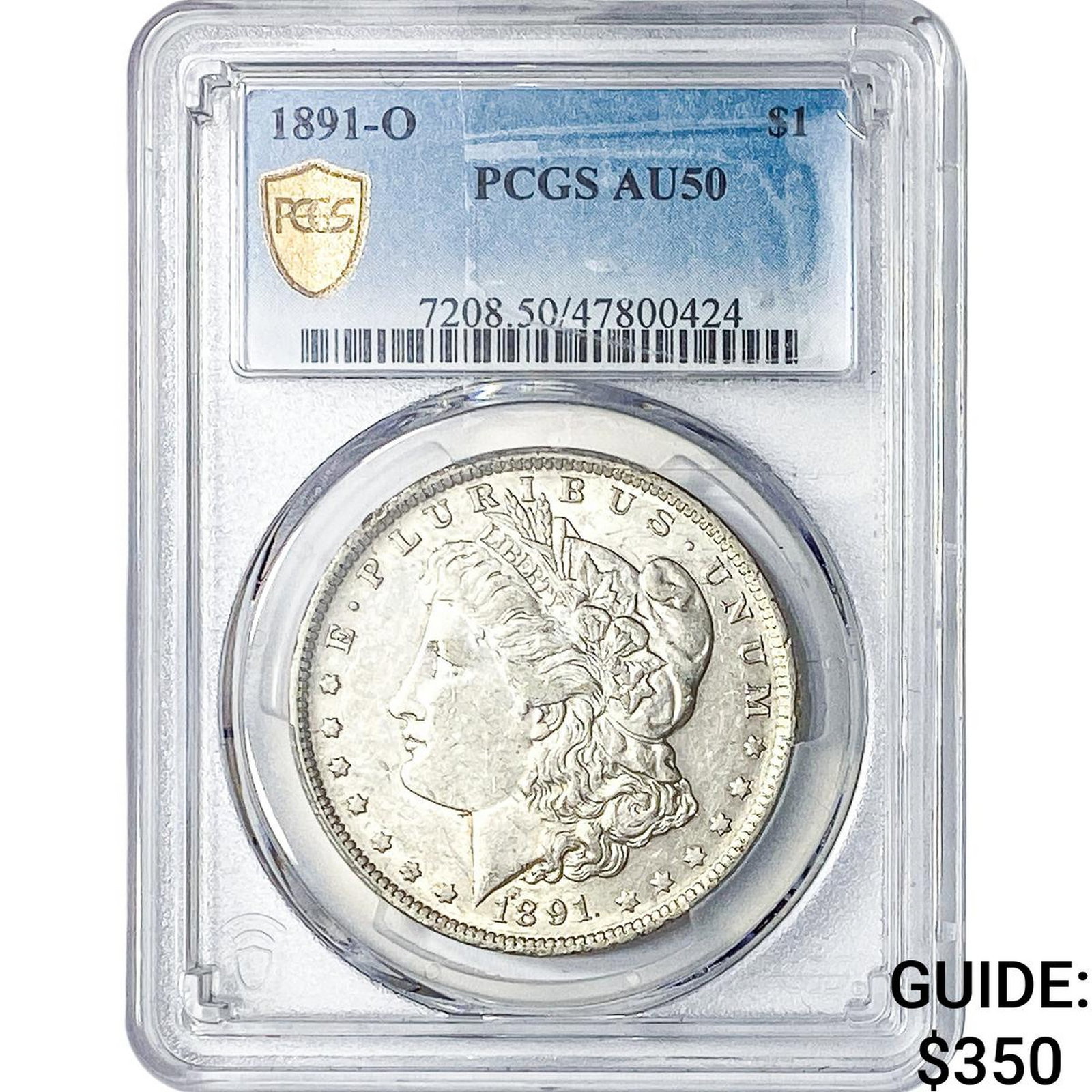 1891-O Morgan Silver Dollar PCGS AU50 (1 of 2)