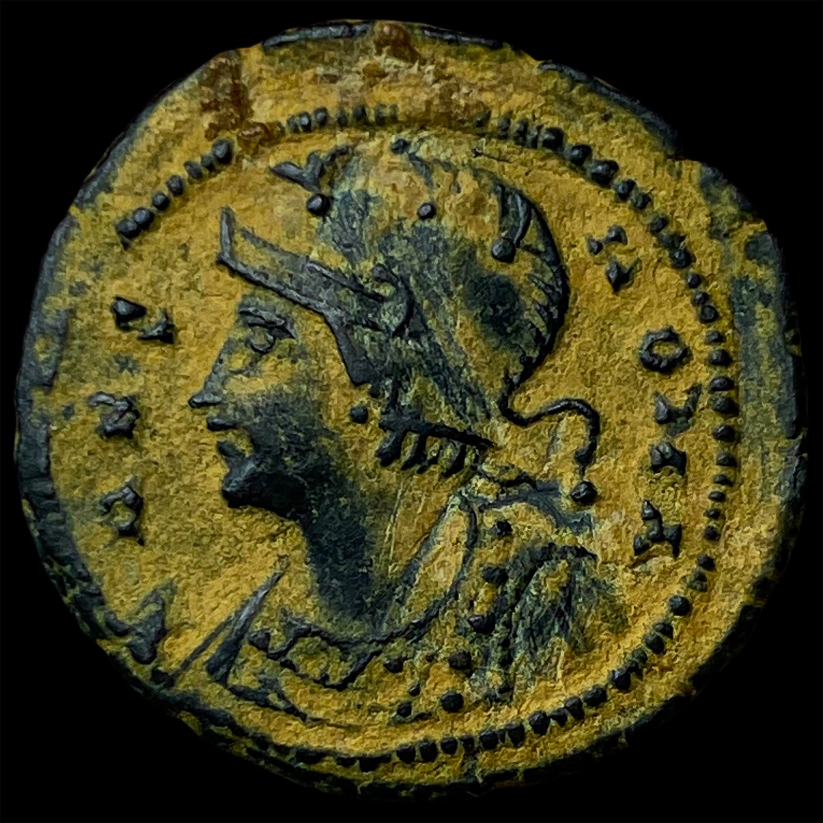 Roman Constantine I 306-337 AD Bronze Follis: Roman Constantine I 306-337 AD Bronze Follis