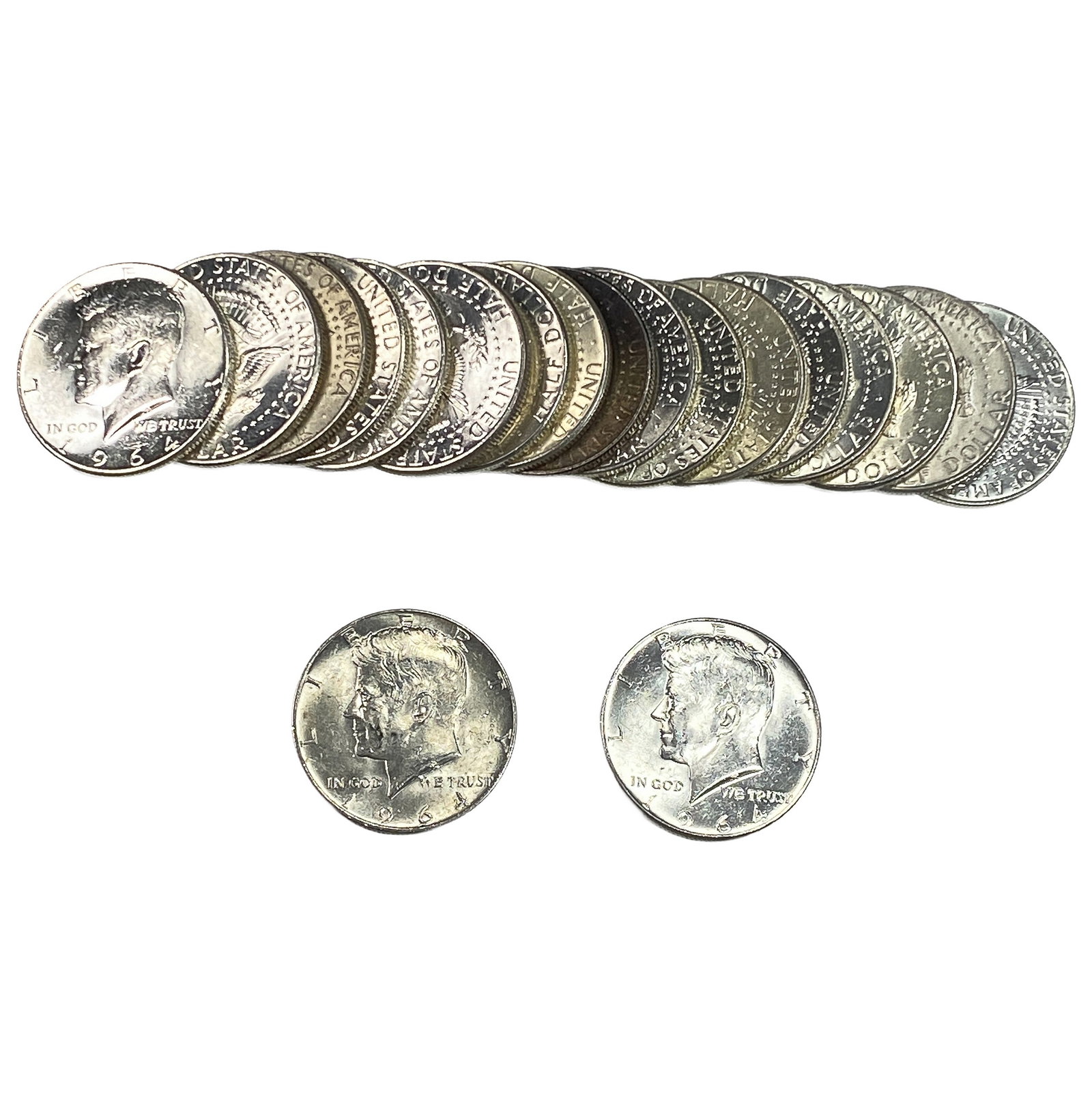 [20 Coins] 1964 Kennedy Half Dollar: [20 Coins] 1964 Kennedy Half Dollar