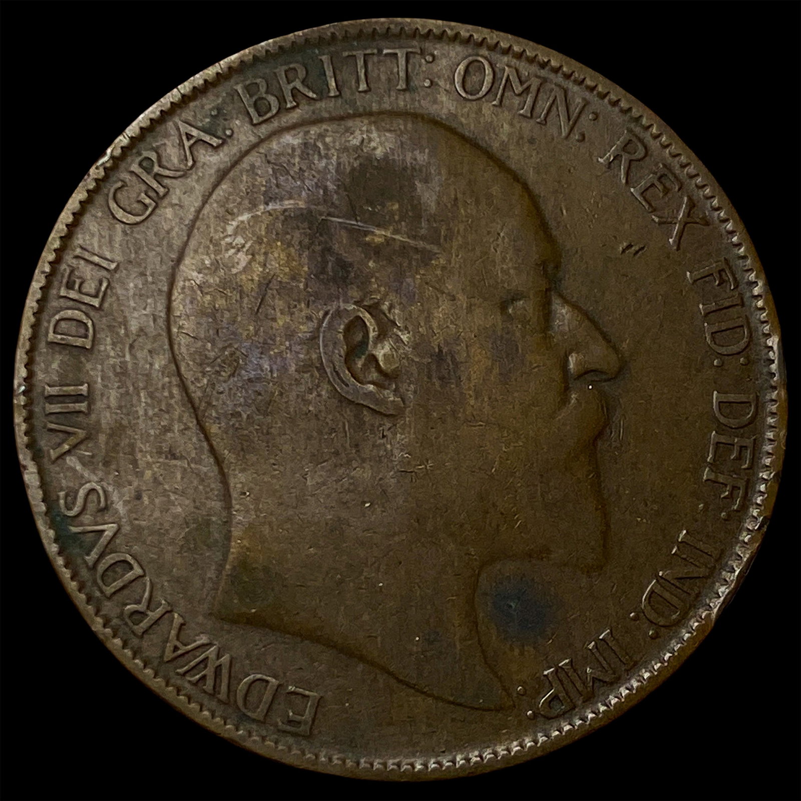 1906 Great Britain Bronze 1 Penny (1 of 2)